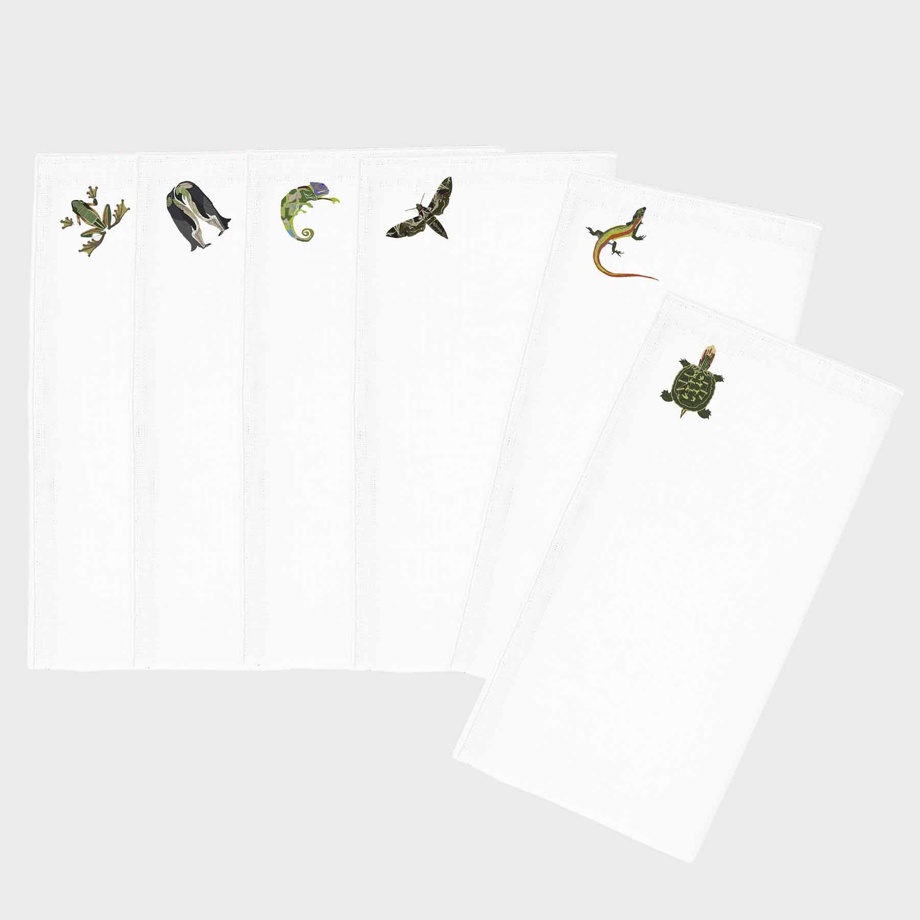 Exotic Animals Quadro Napkin (Set of 6)