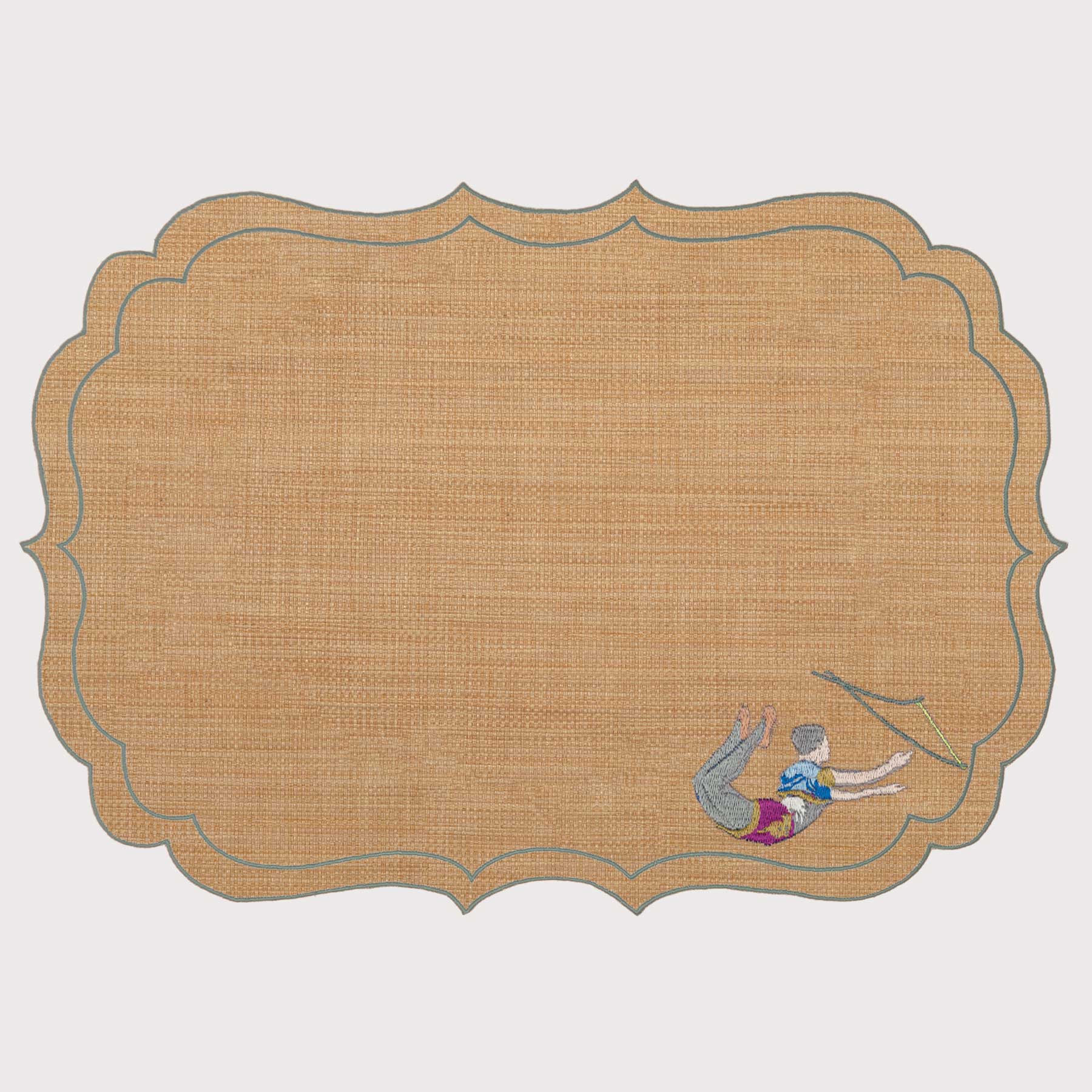 Circus Performers Ninette Placemat in Raffia (Set of 2)