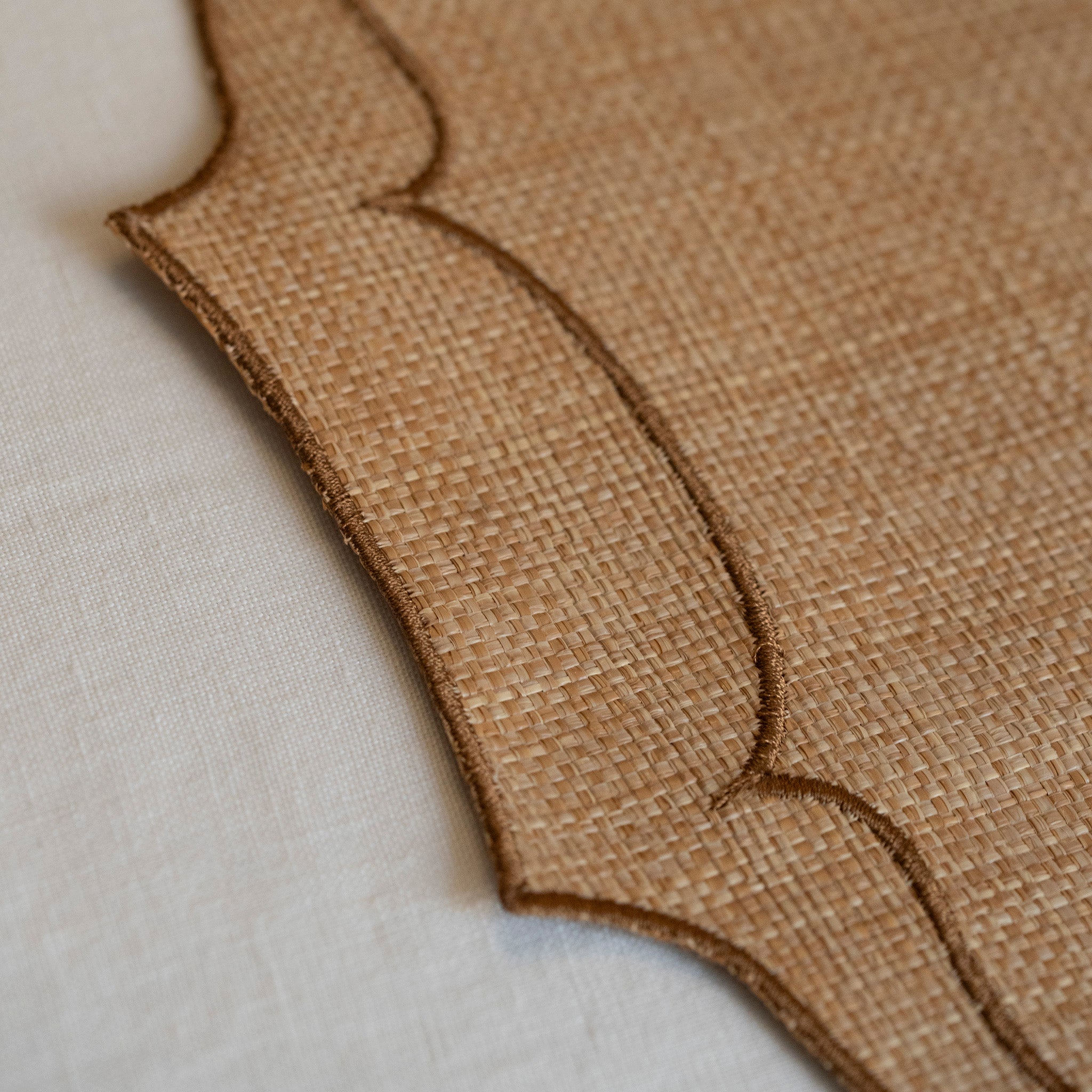 Raffia Parentesi Oval Placemat