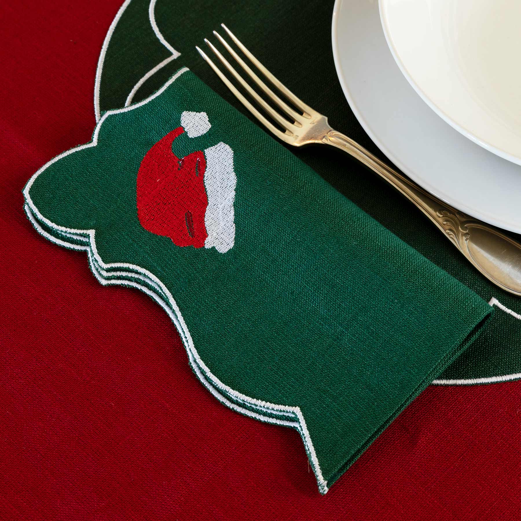 Santa Hat Angelina Napkin (Set of 2)