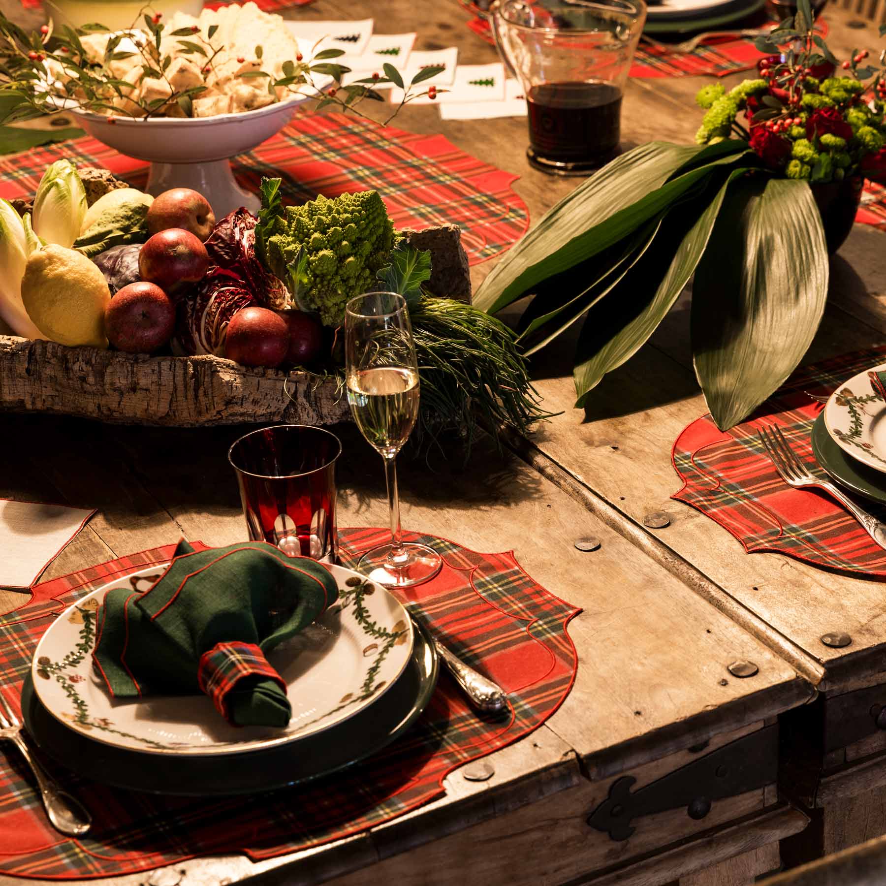 Merry Tartan Tablescape