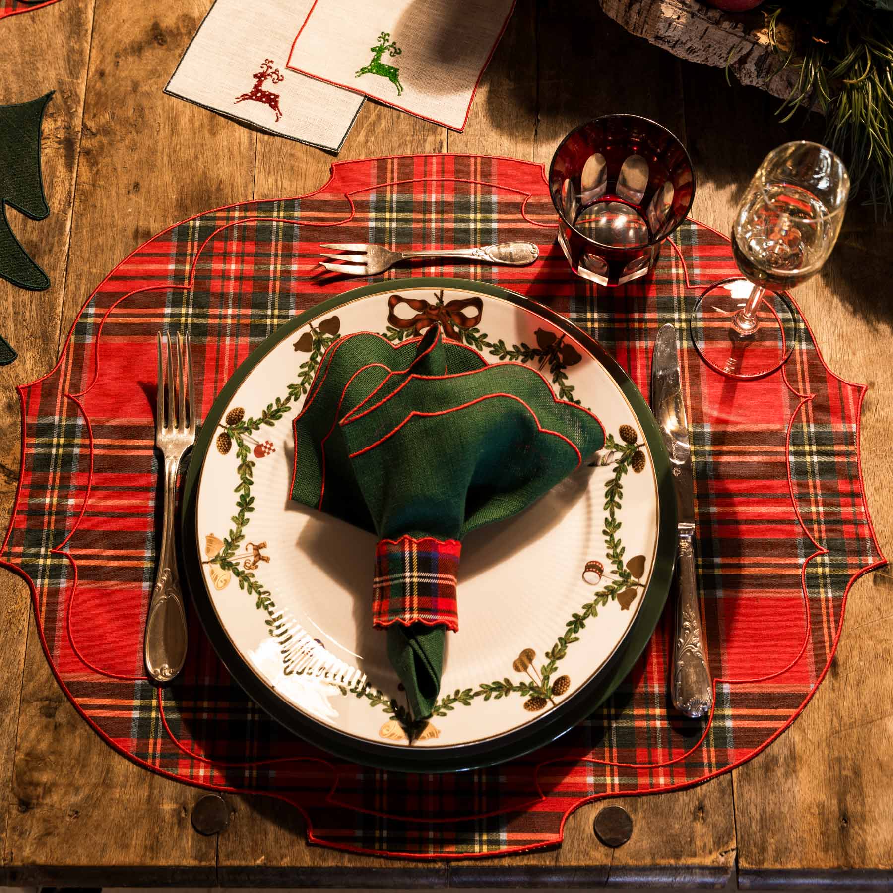 Merry Tartan Tablescape