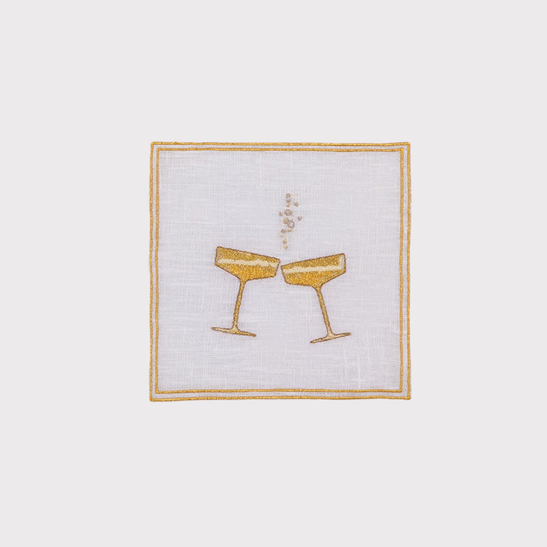 Cheers Doppio Quadro Cocktail Napkin (Set of 4)