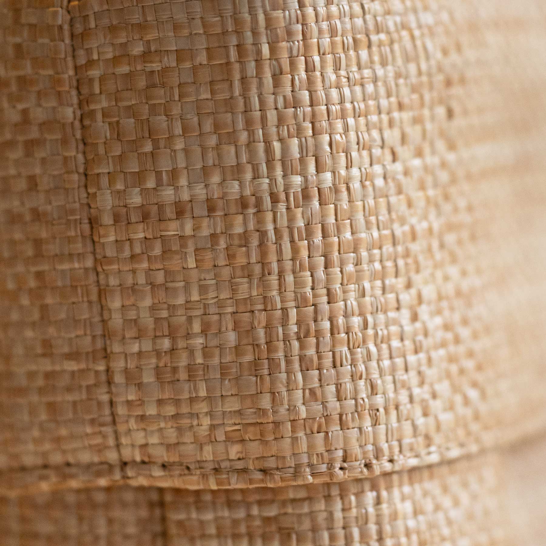 Double Bread Basket in Raffia
