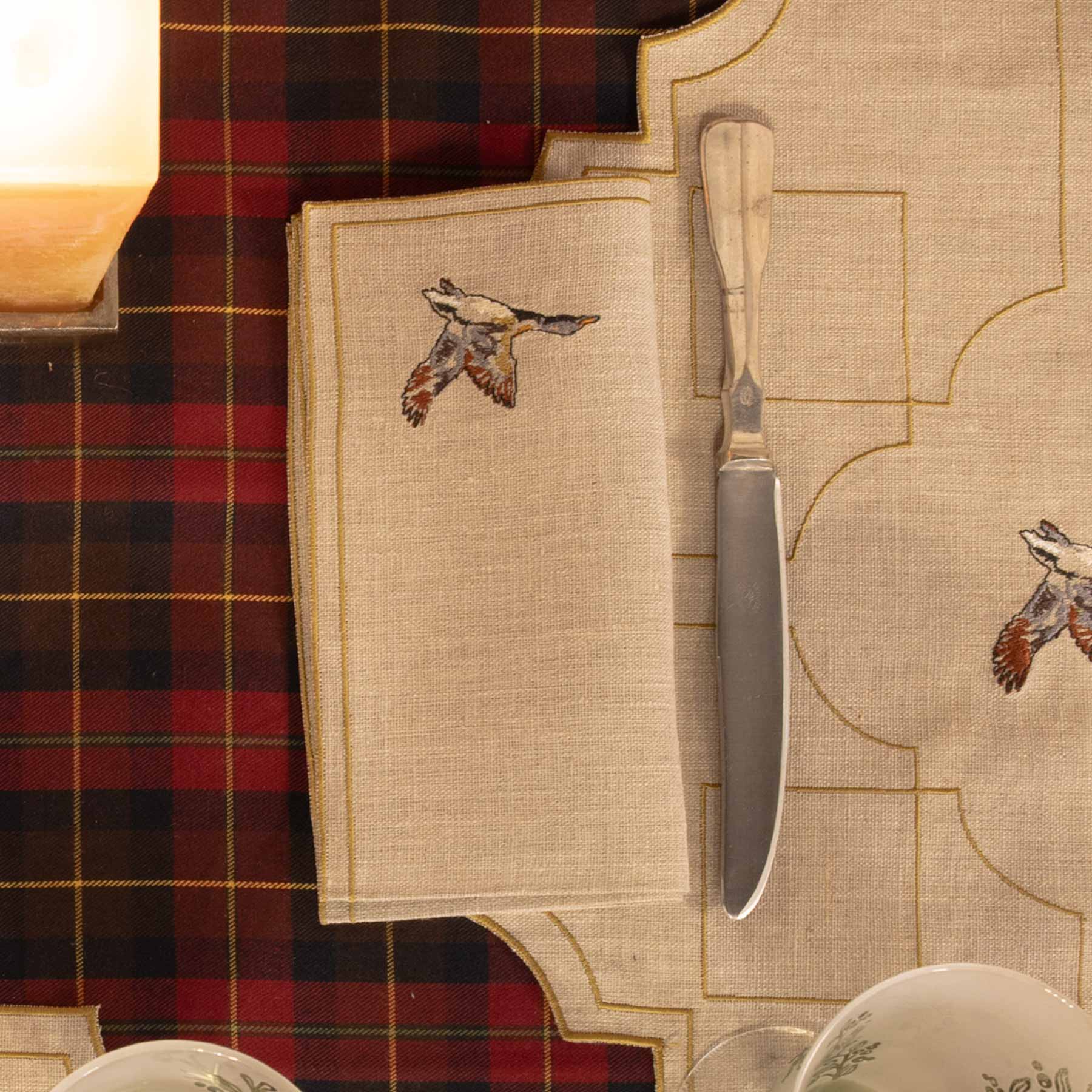 Flying Duck Doppio Quadro Napkin (Set of 2)