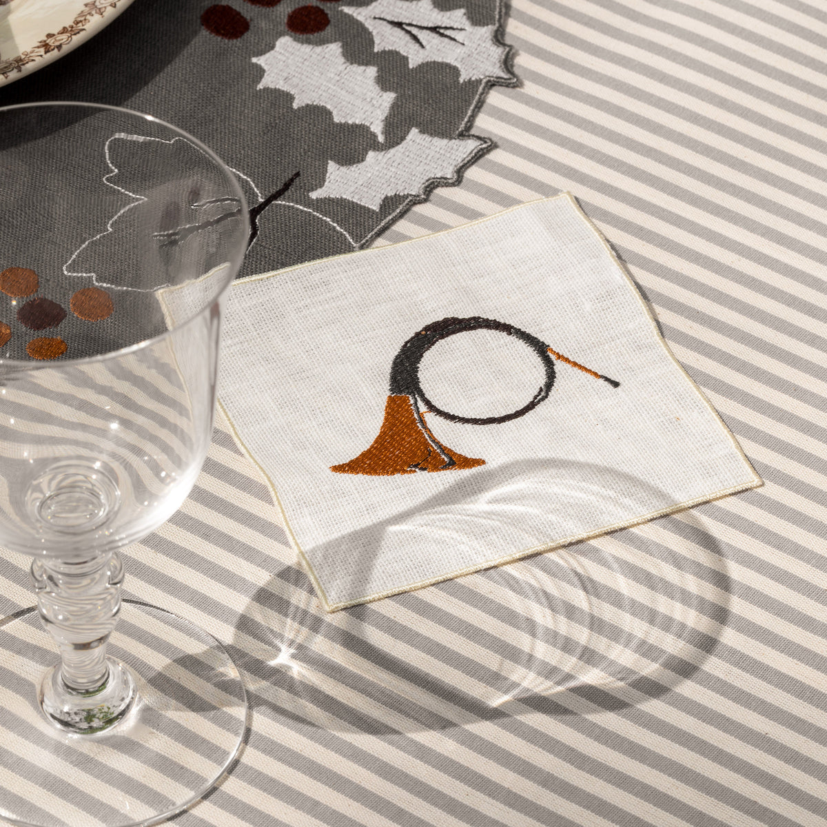 Hunting Horn Quadro Coaster (Set of 4)