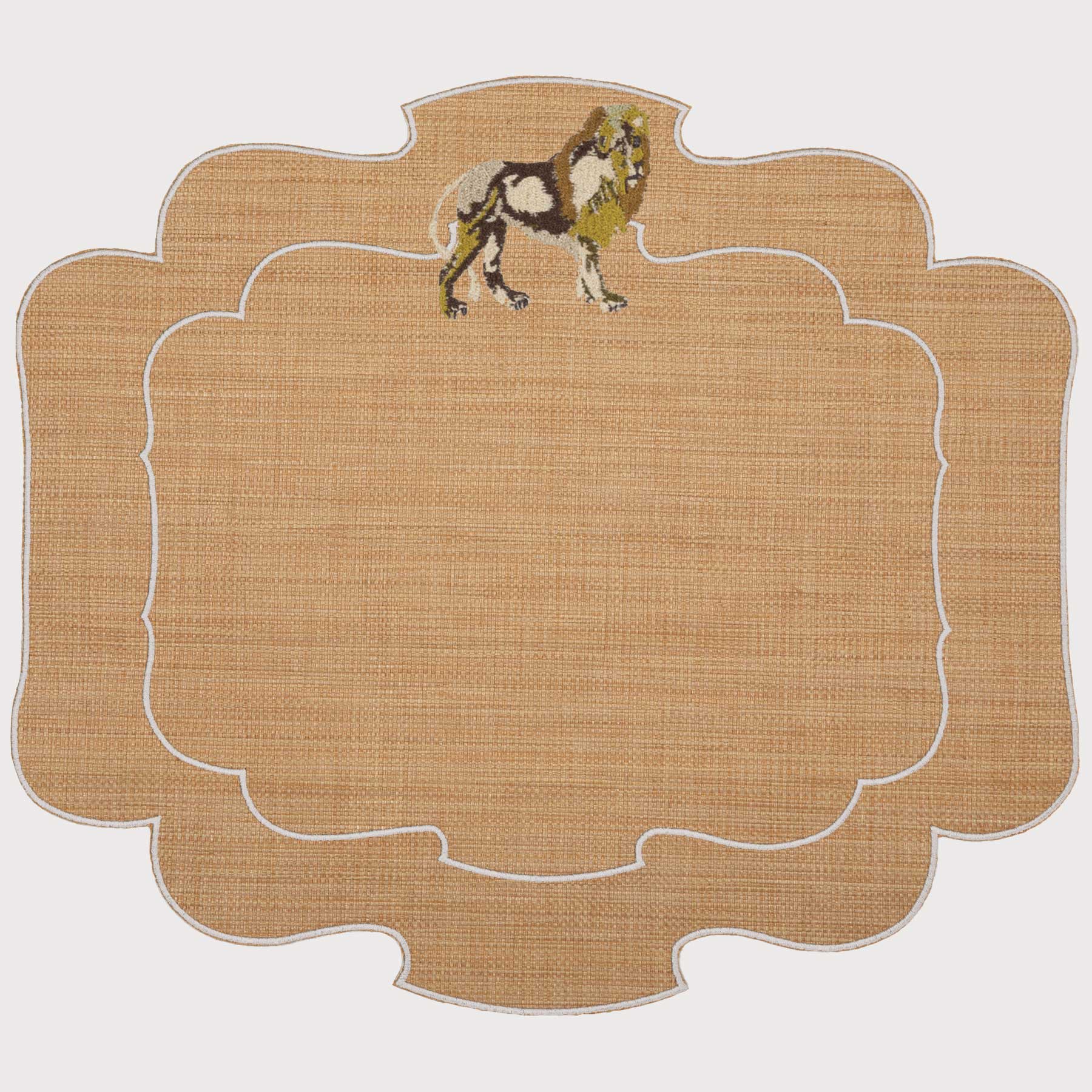 Tovaglietta Parentesi 800 Folk Lion in Rafia