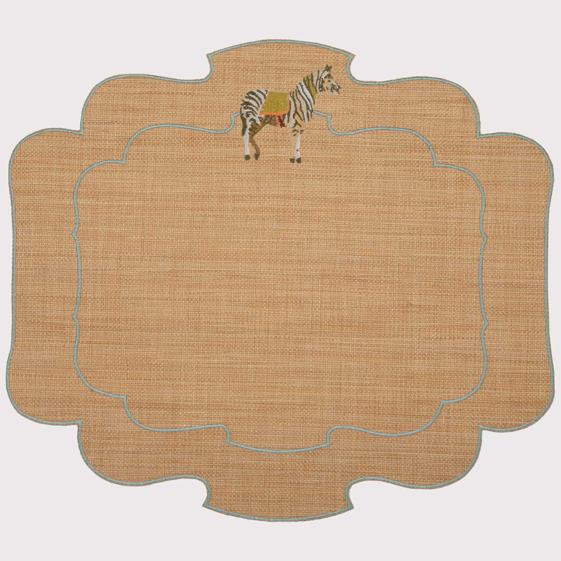 Tovaglietta Parentesi 800 Folk Zebra in rafia