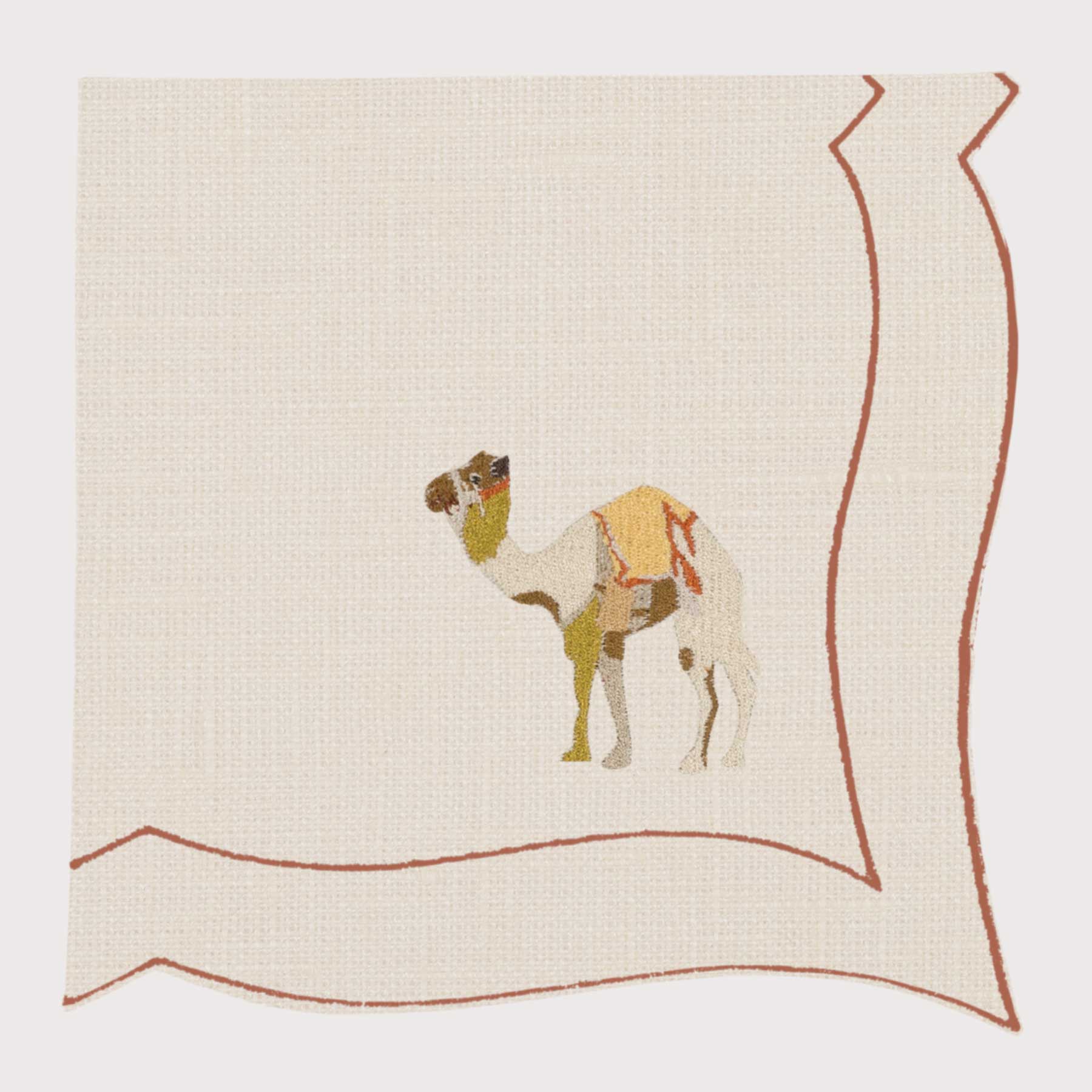 Tovagliolo Parentesi Rectangular Folk Dromedary