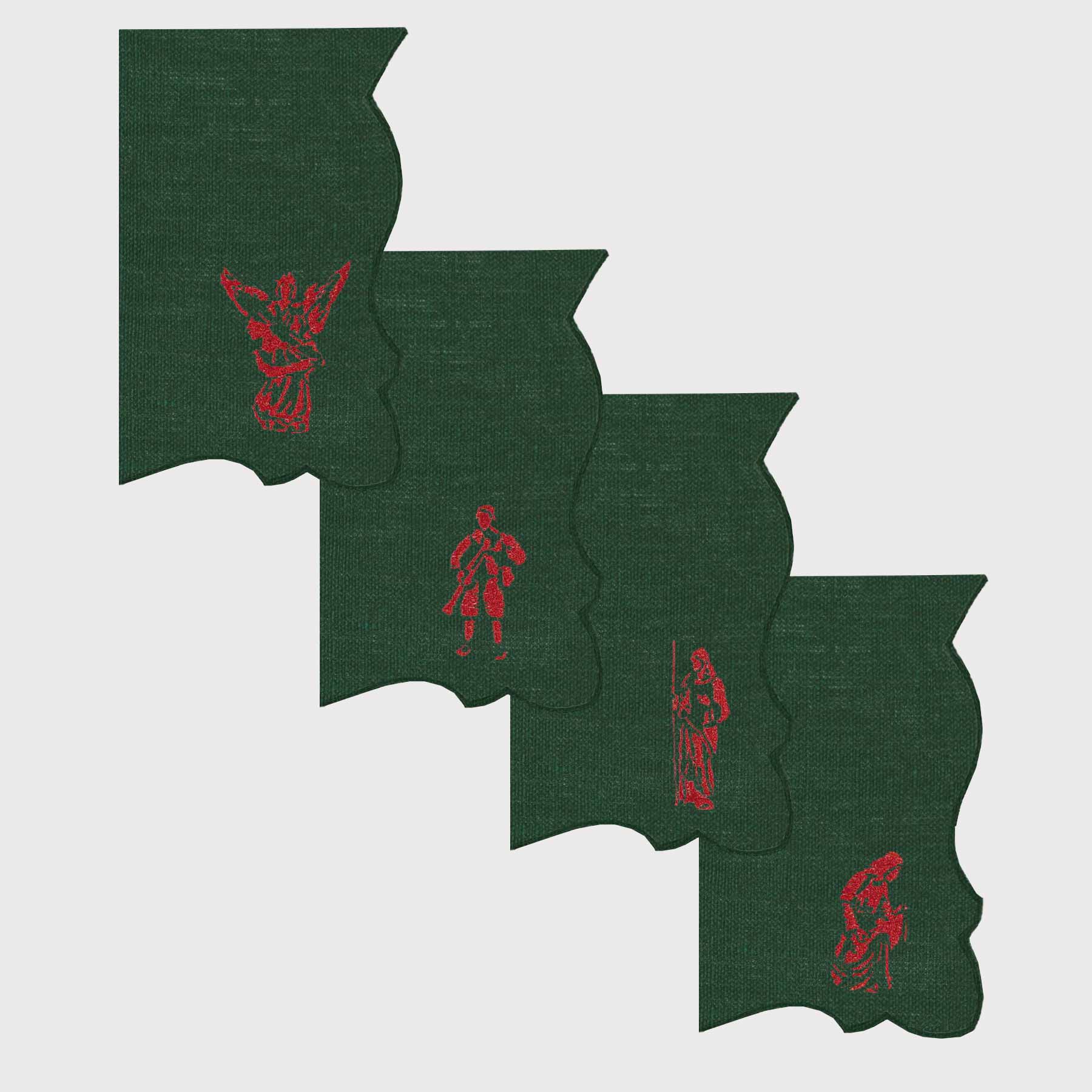 Nativity Scene Angelina Napkin (Set of 4)