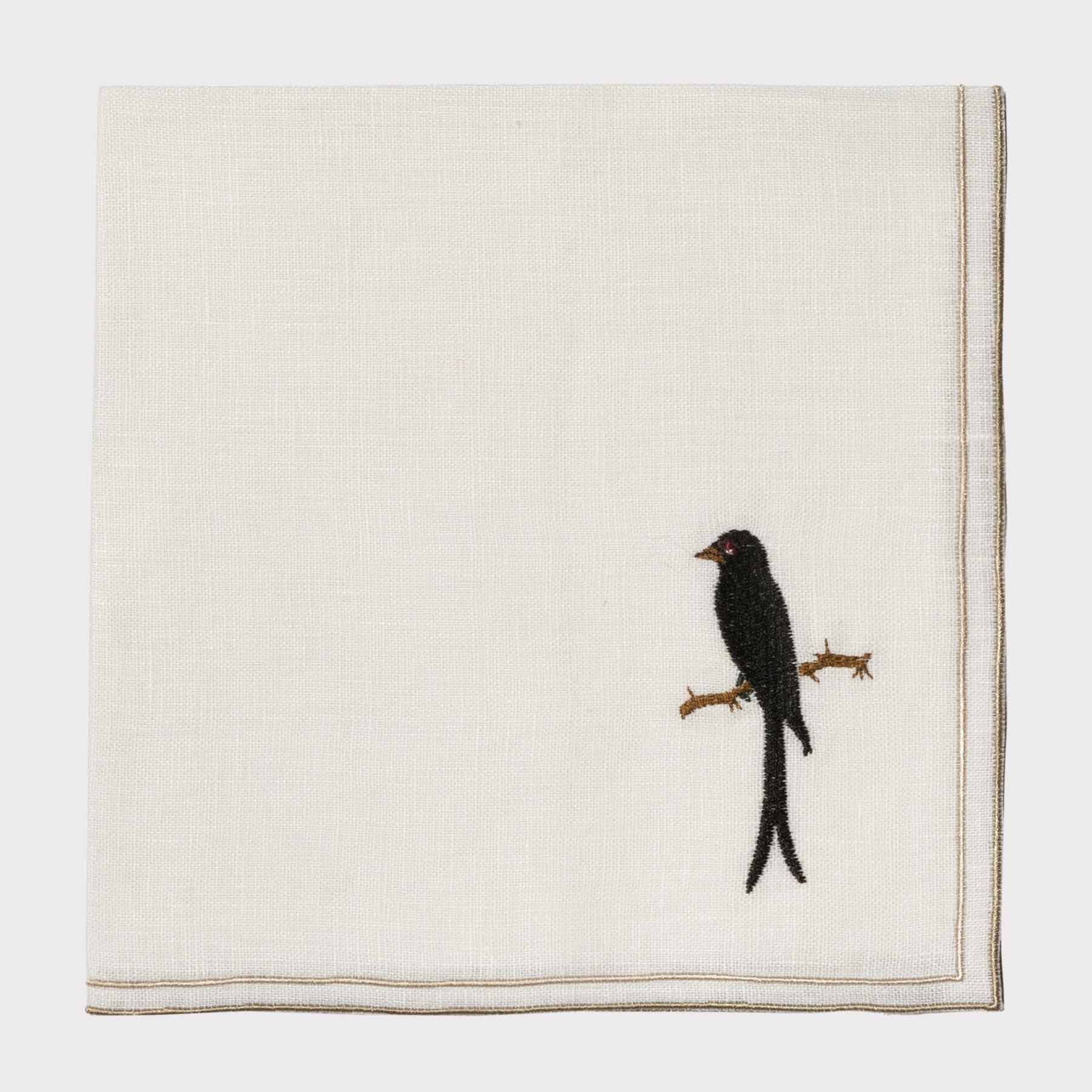 Birds Doppio Quadro Napkin (Set of 6)