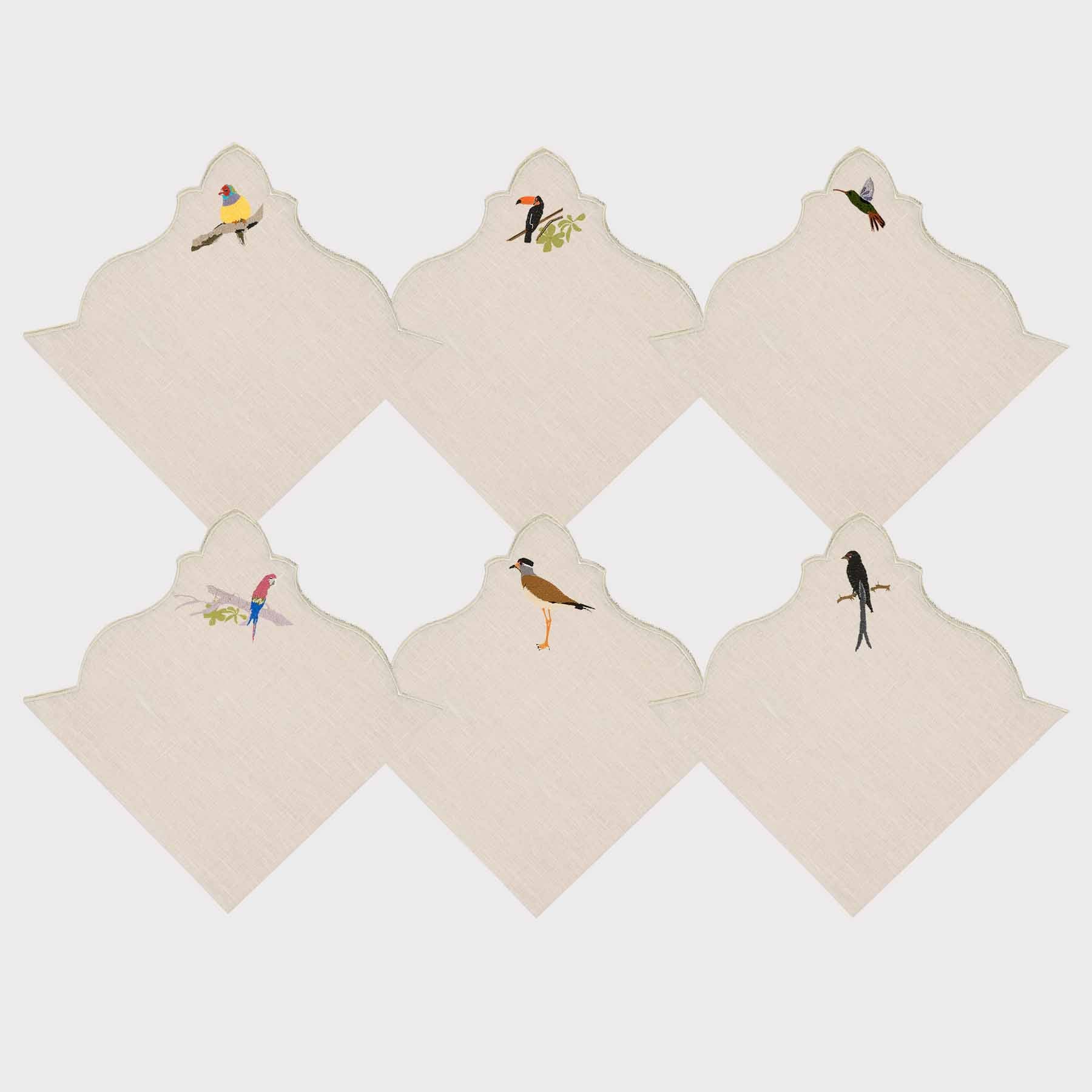 Birds Angelina Napkin (Set of 6)