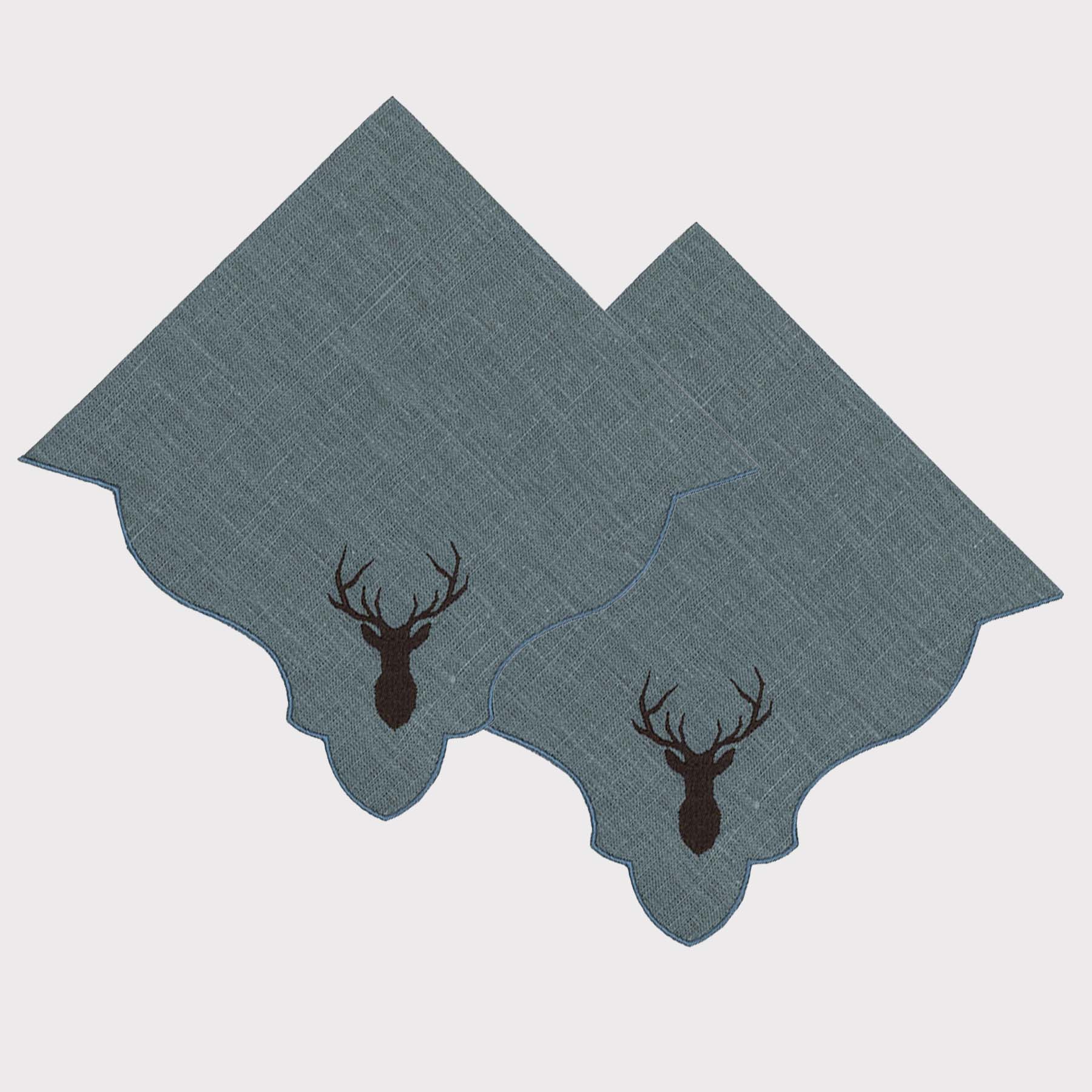 Mountain Deer Angelina Napkin (Set of 2)