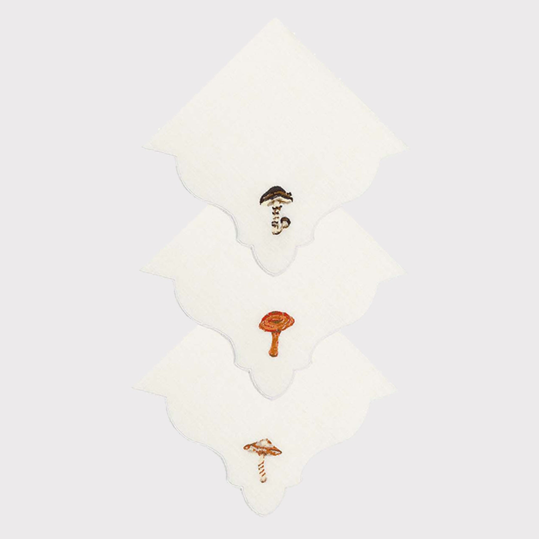 Wild Mushrooms Angelina Napkin (Set of 3)