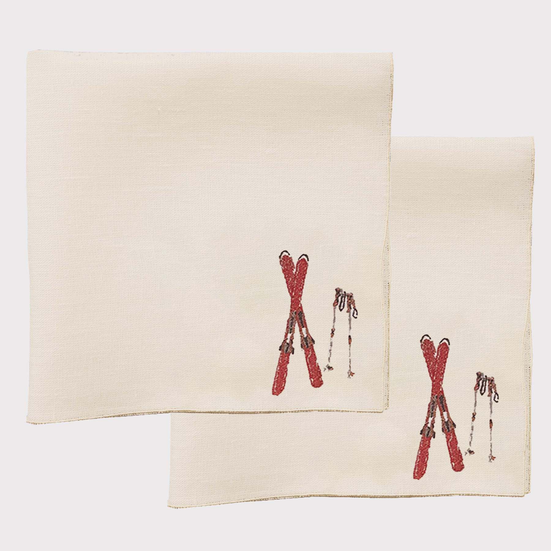 Après Ski Quadro Napkin (Set of 2)