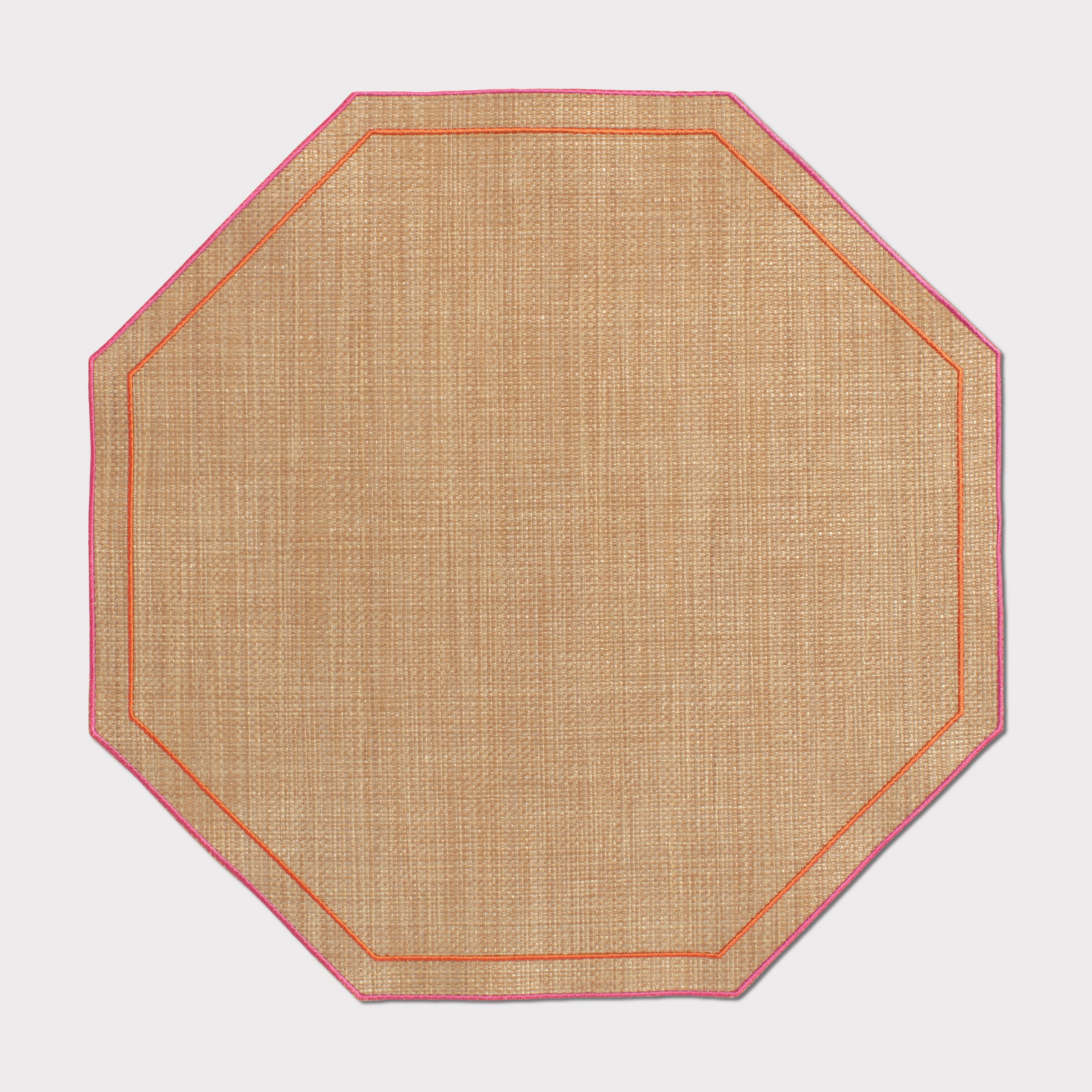 #color_raffia, tigerlily & fuschia