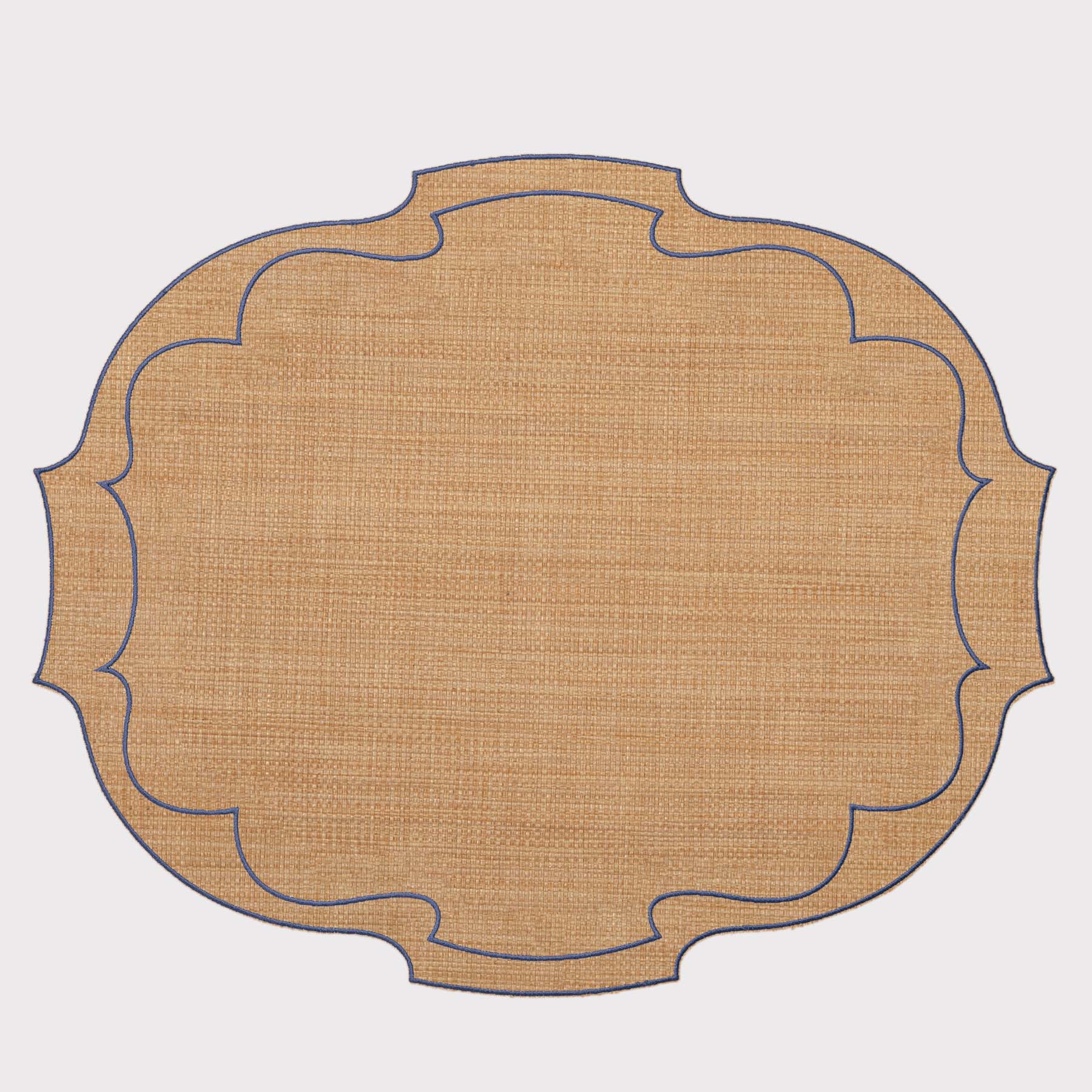 Raffia Parentesi Oval Placemat