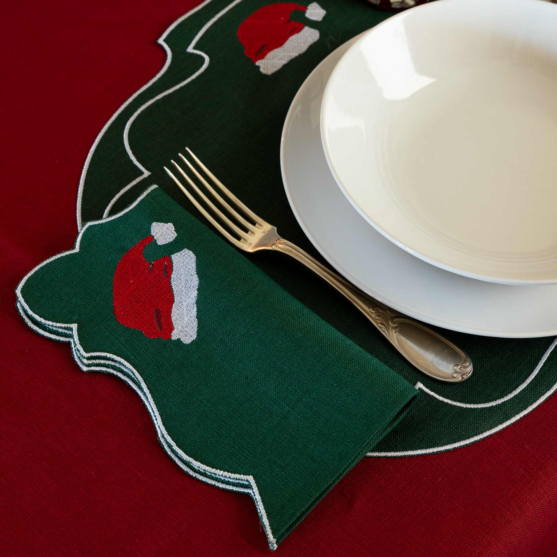 Santa Hat Tablescape