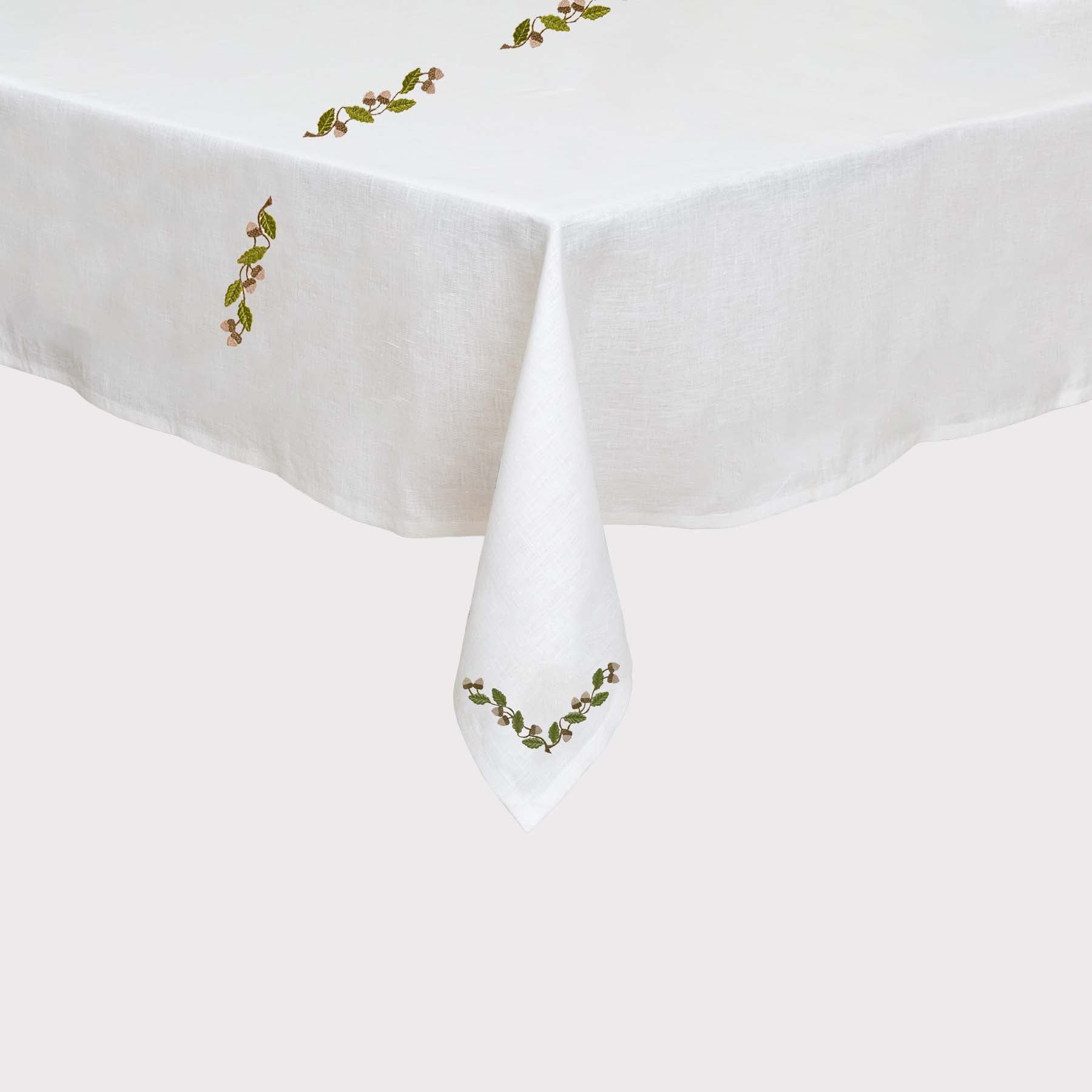 Green Acorn Tablecloth