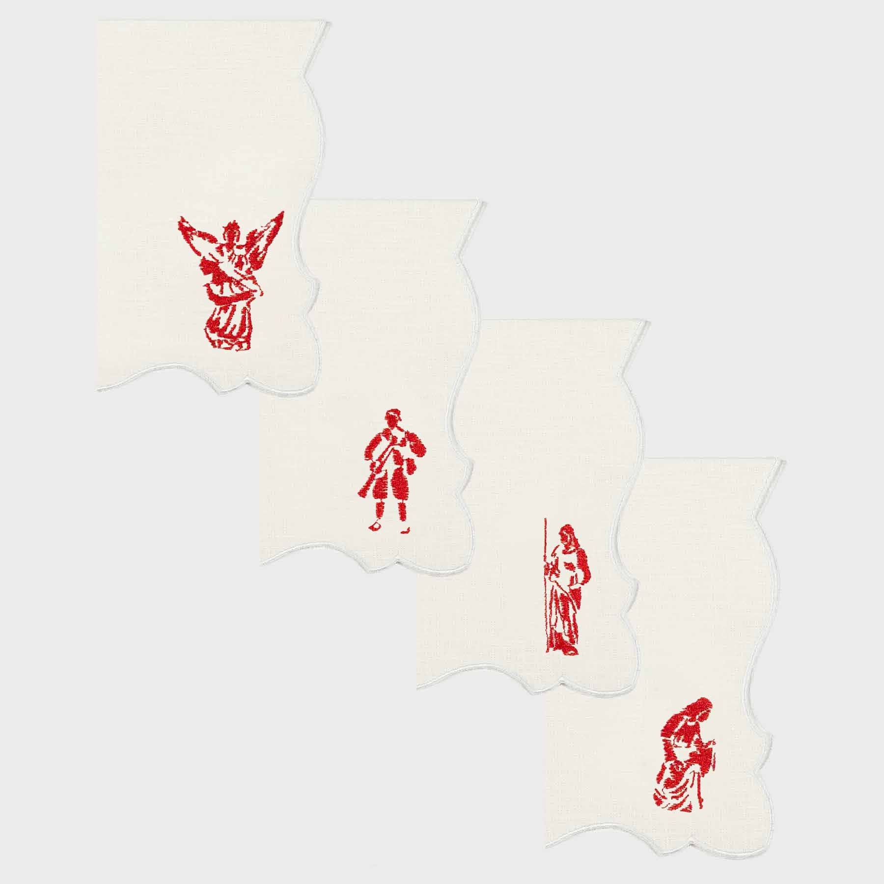 Nativity Scene Angelina Napkin (Set of 4)