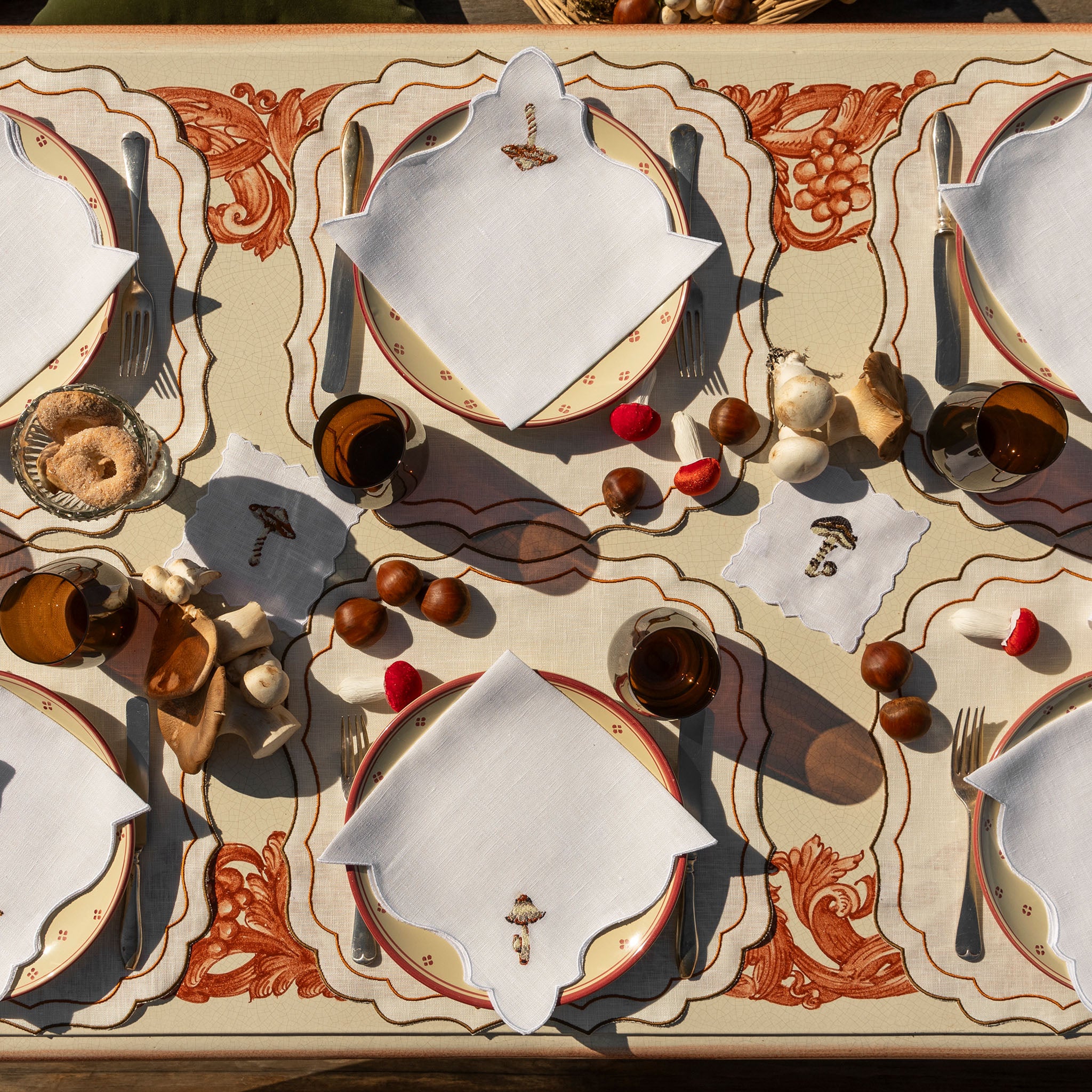 Wild Mushrooms Angelina Napkin