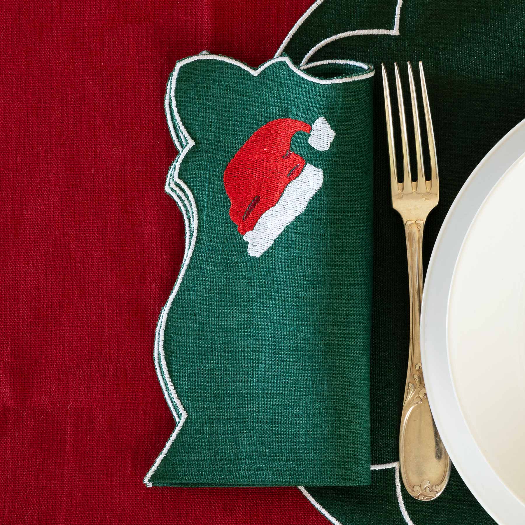 Santa Hat Angelina Napkin (Set of 2)