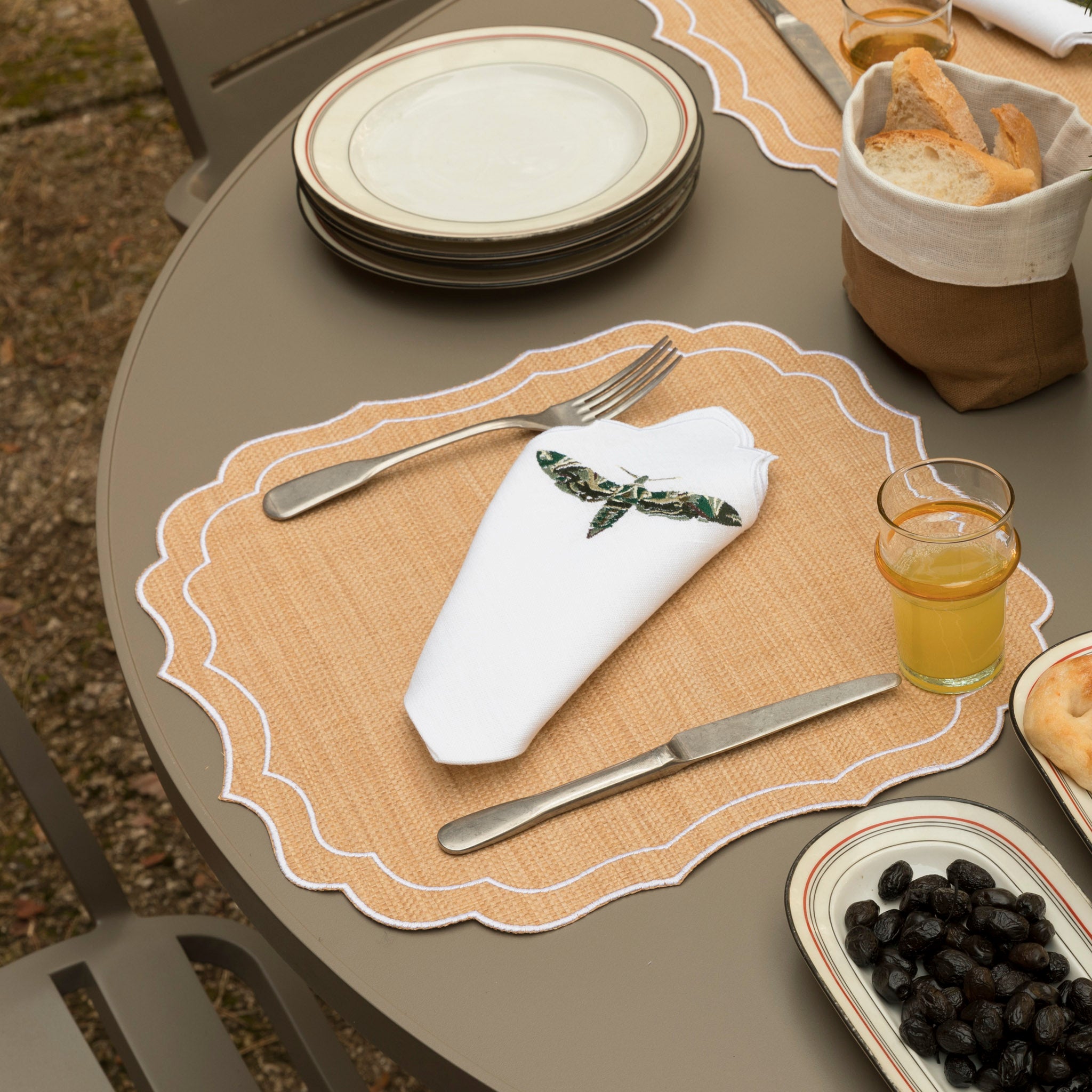 Raffia Krinkle Placemat