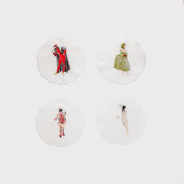 Masquerade Victoria Smooth Coasters (Set of 4)