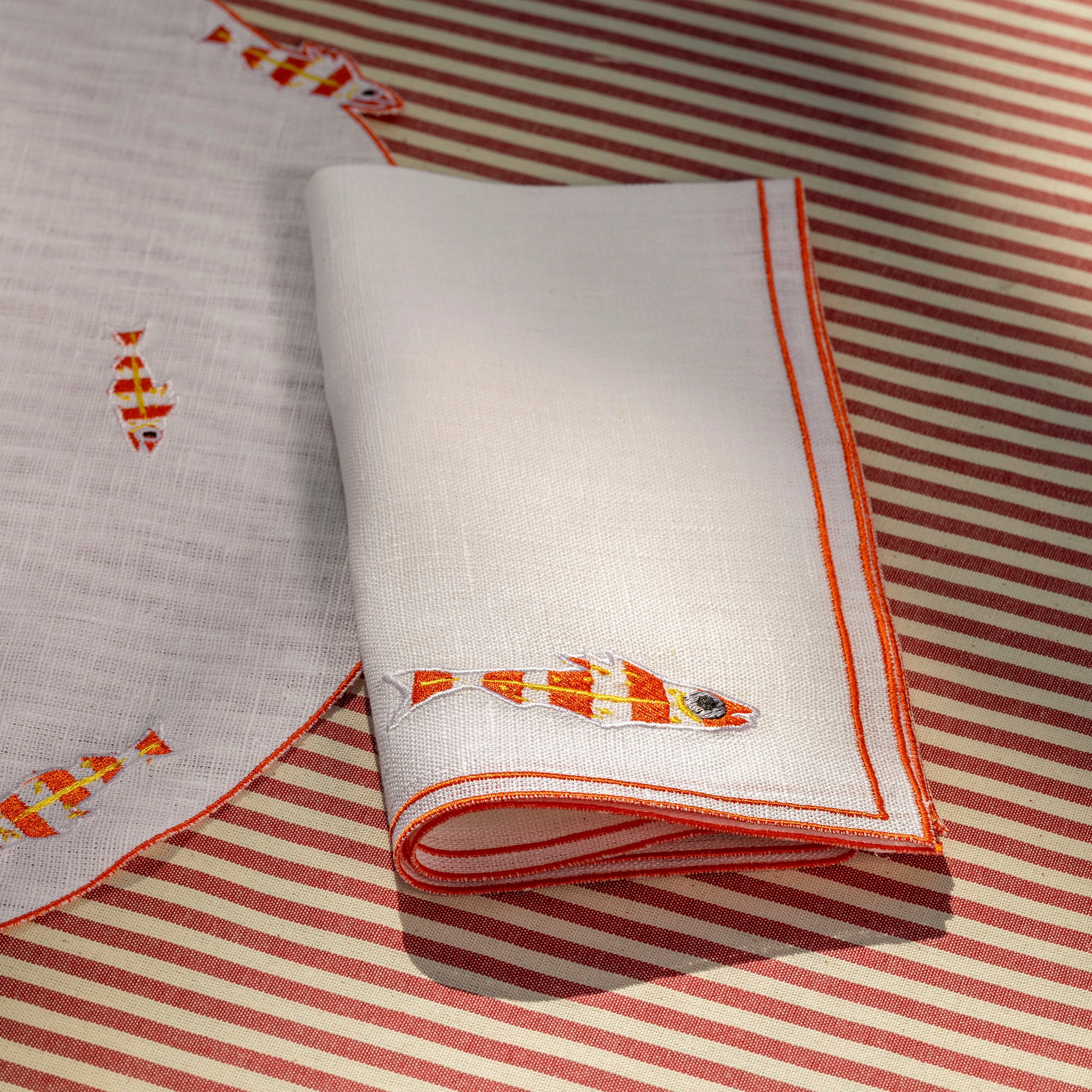Sardina Doppio Quadro Bicolor Napkin