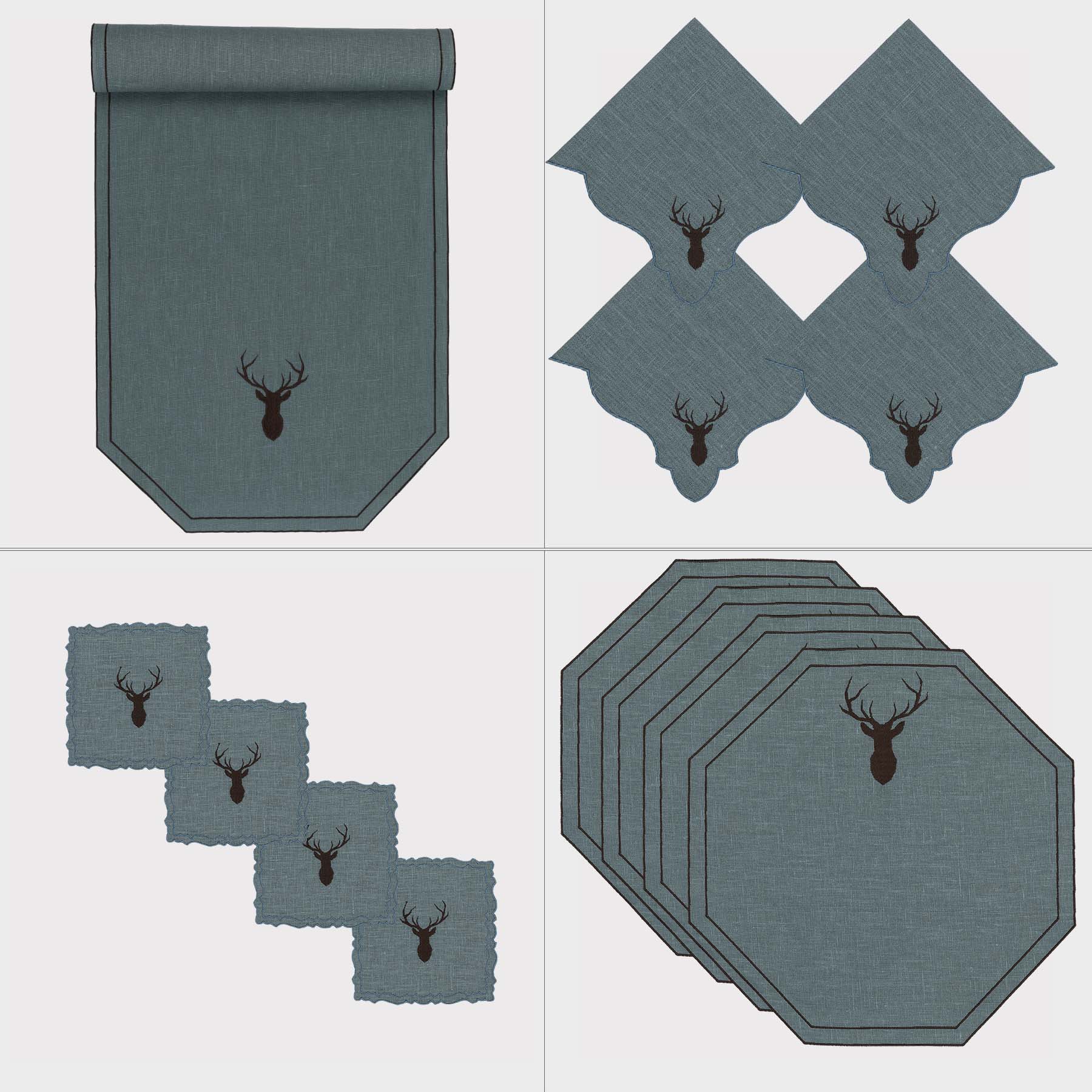 Mountain Deer Tablescape