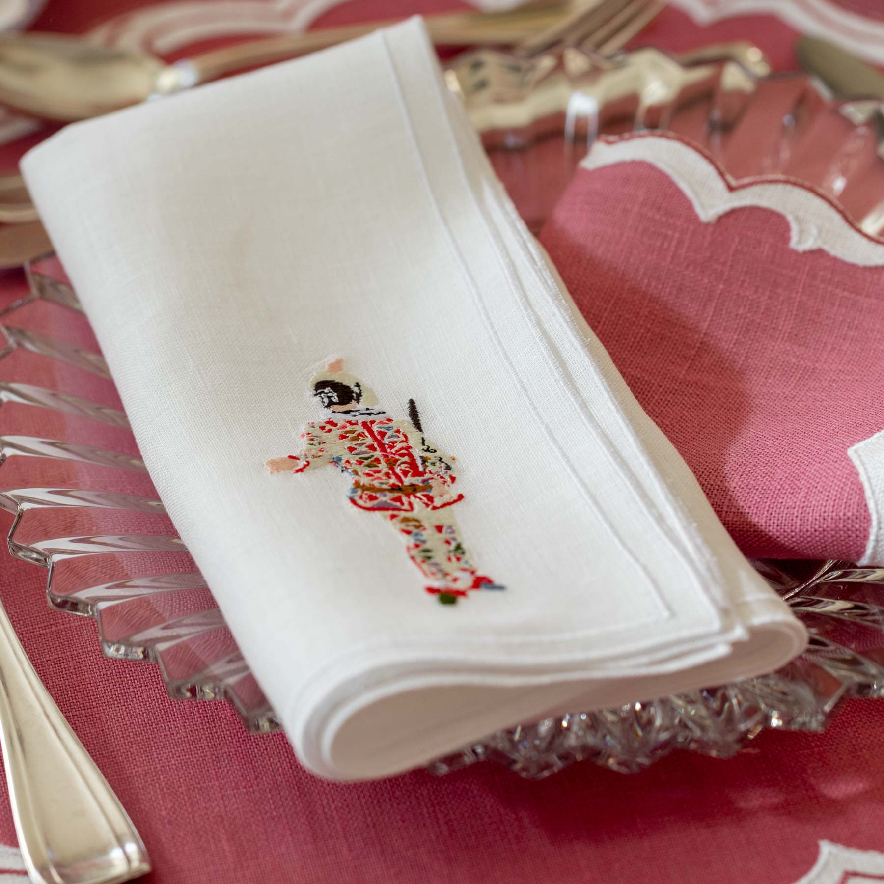 Tovagliolo Doppio Quadro Arlecchino 