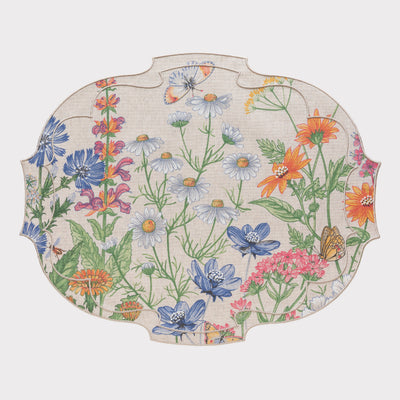 Blooming Flowers Parentesi Oval Placemat