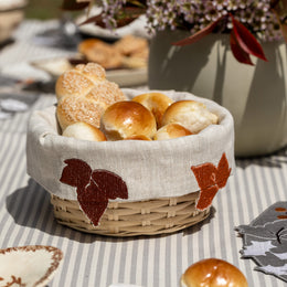 Autumn Leaves Bread Basket Liner