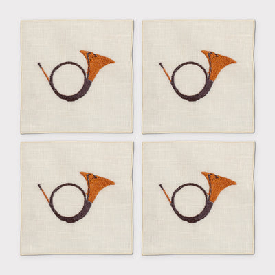 Sottobicchieri Quadro Corno Da Caccia (Set da 4)