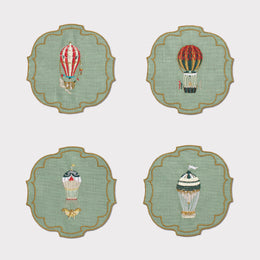 Up In The Air Parentesi Oval Coaster (Set of 4)