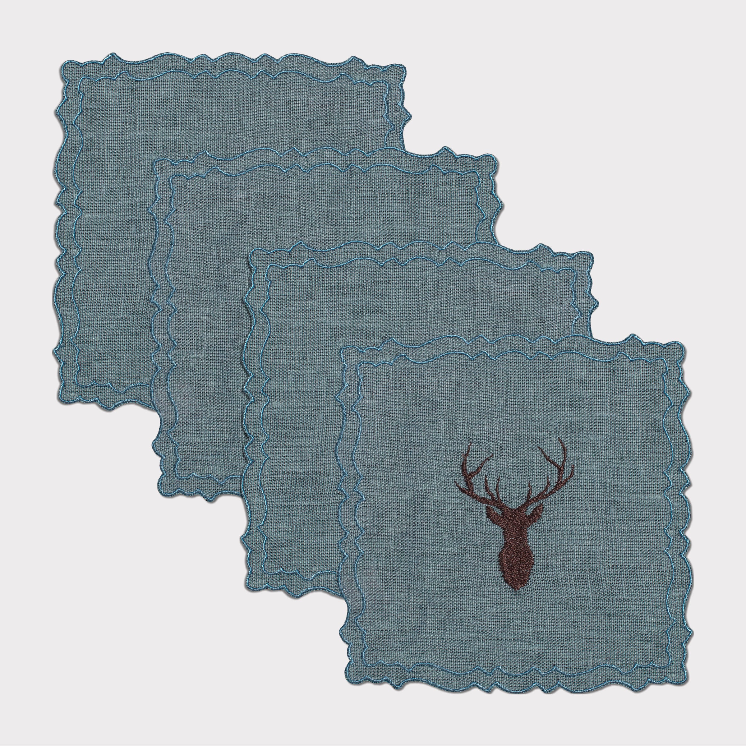 Mountain Deer Cake Coaster (Set of 4)