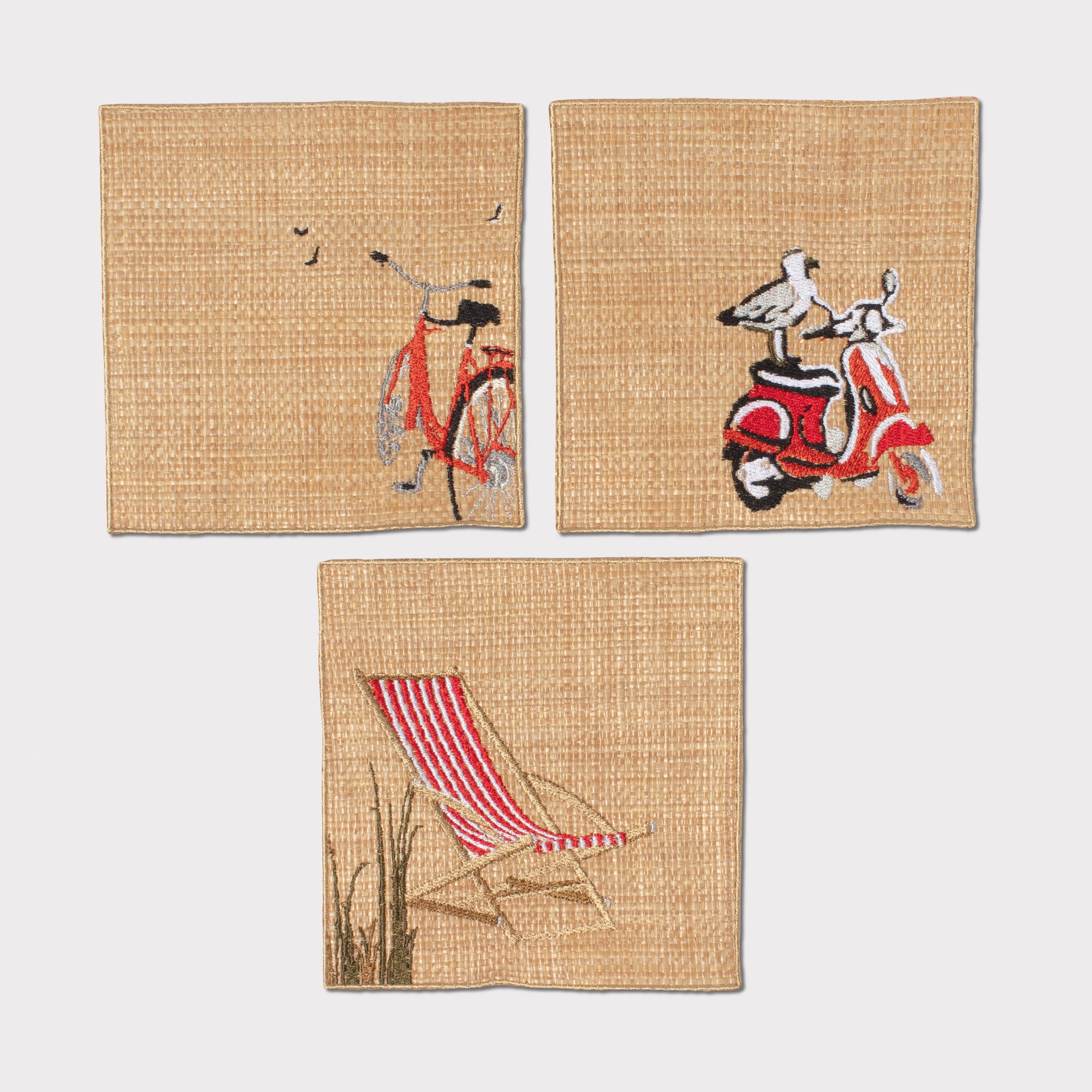 #color_raffia & cardinal