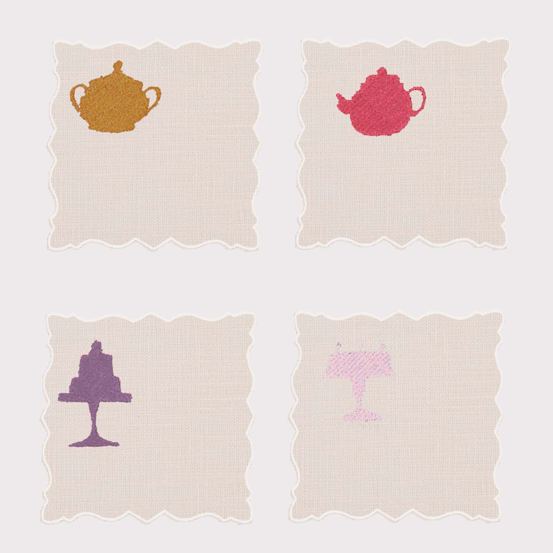 Tea Time Angelina Coaster (Set of 4)