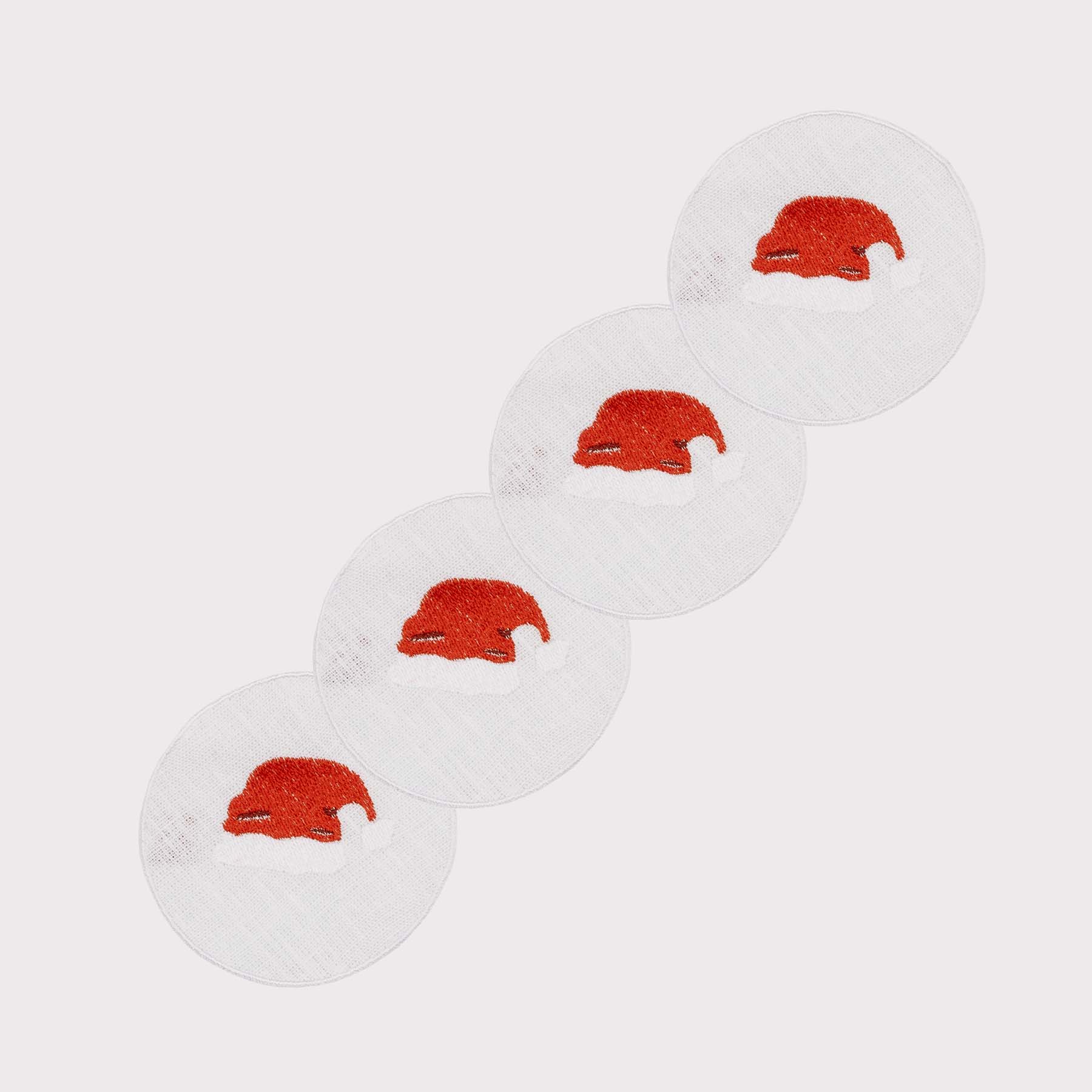 Santa Hat Quadro Coaster (Set of 4)