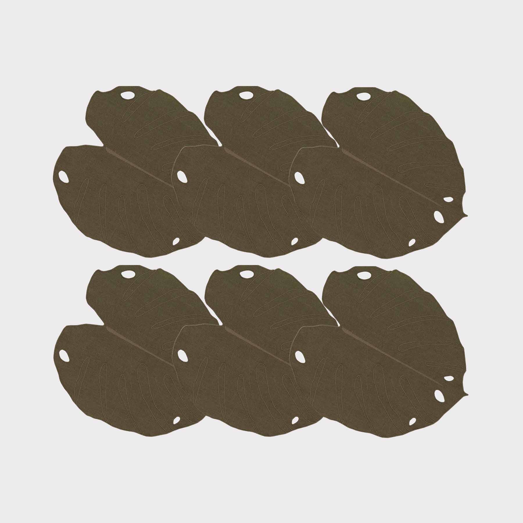 Monstera Leaf Coaster (Set of 6)