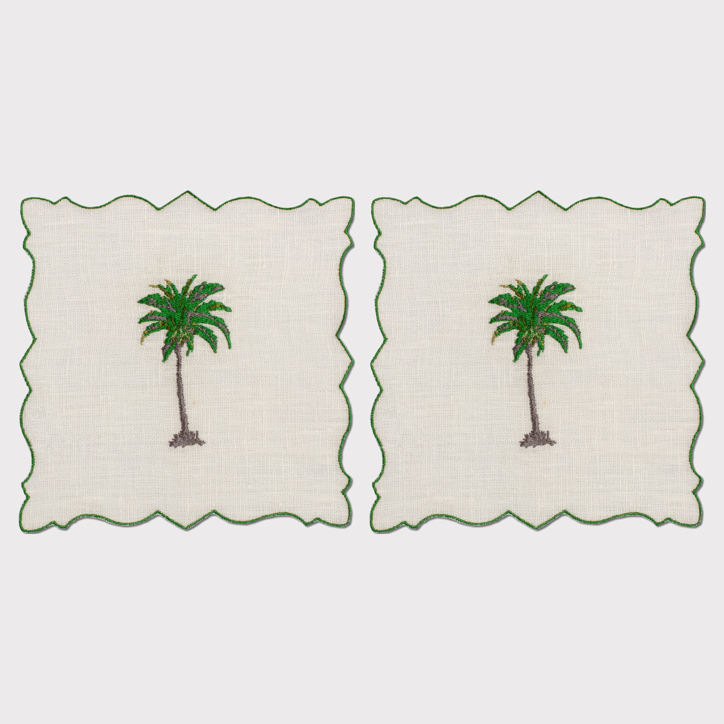 Palm Angelina Cocktail Napkin (Set of 2)