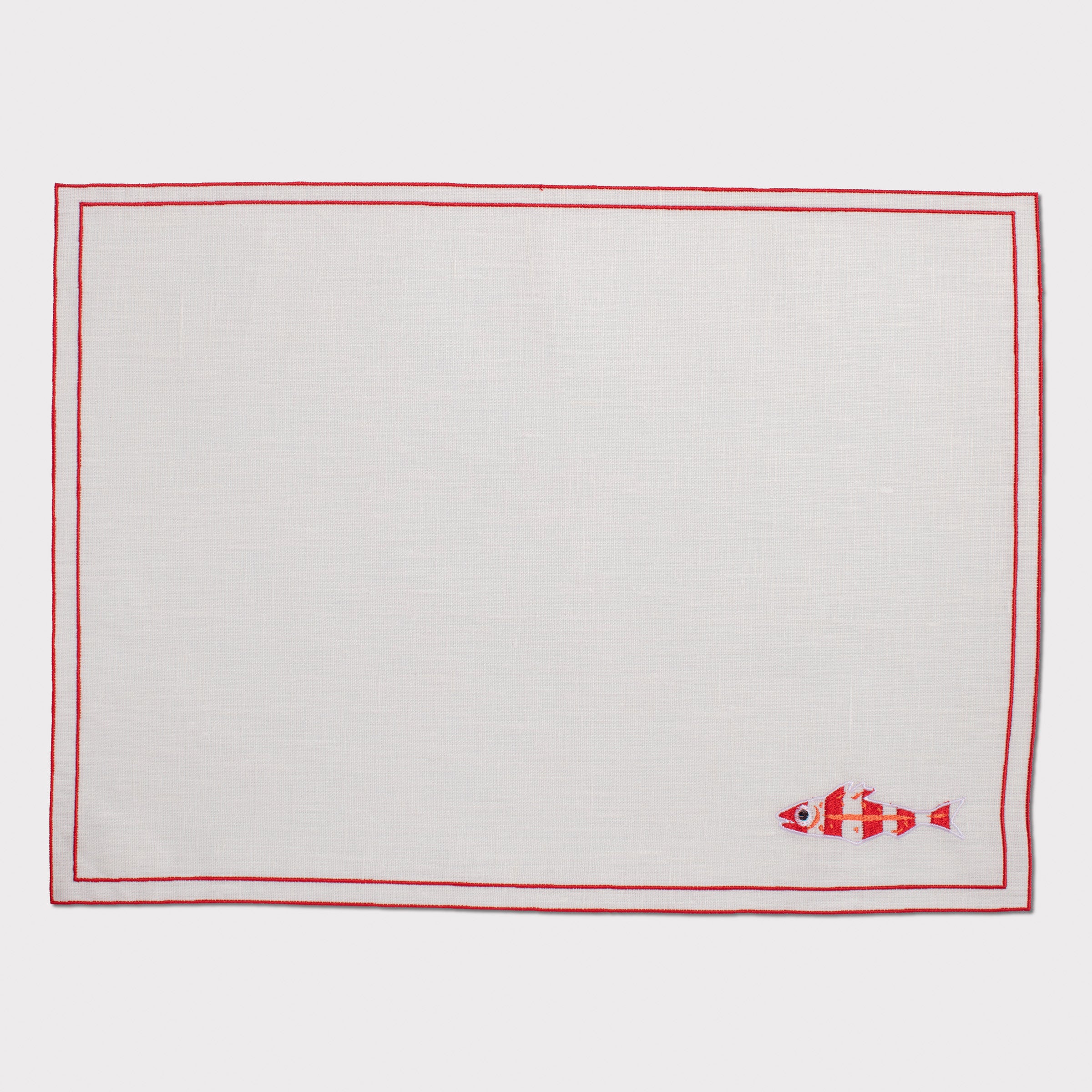 Sardina Bicolor Doppio Quadro Placemat
