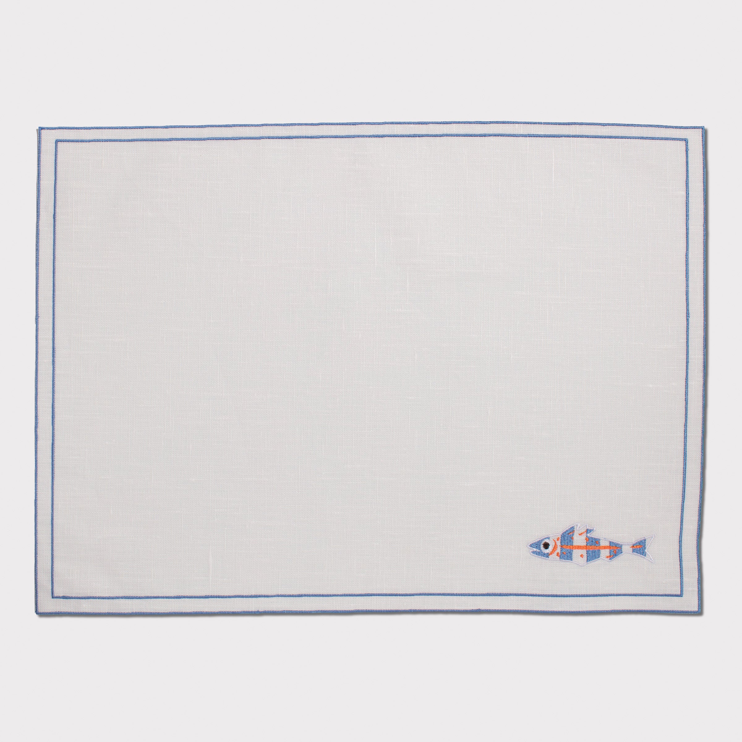 Sardina Bicolor Doppio Quadro Placemat