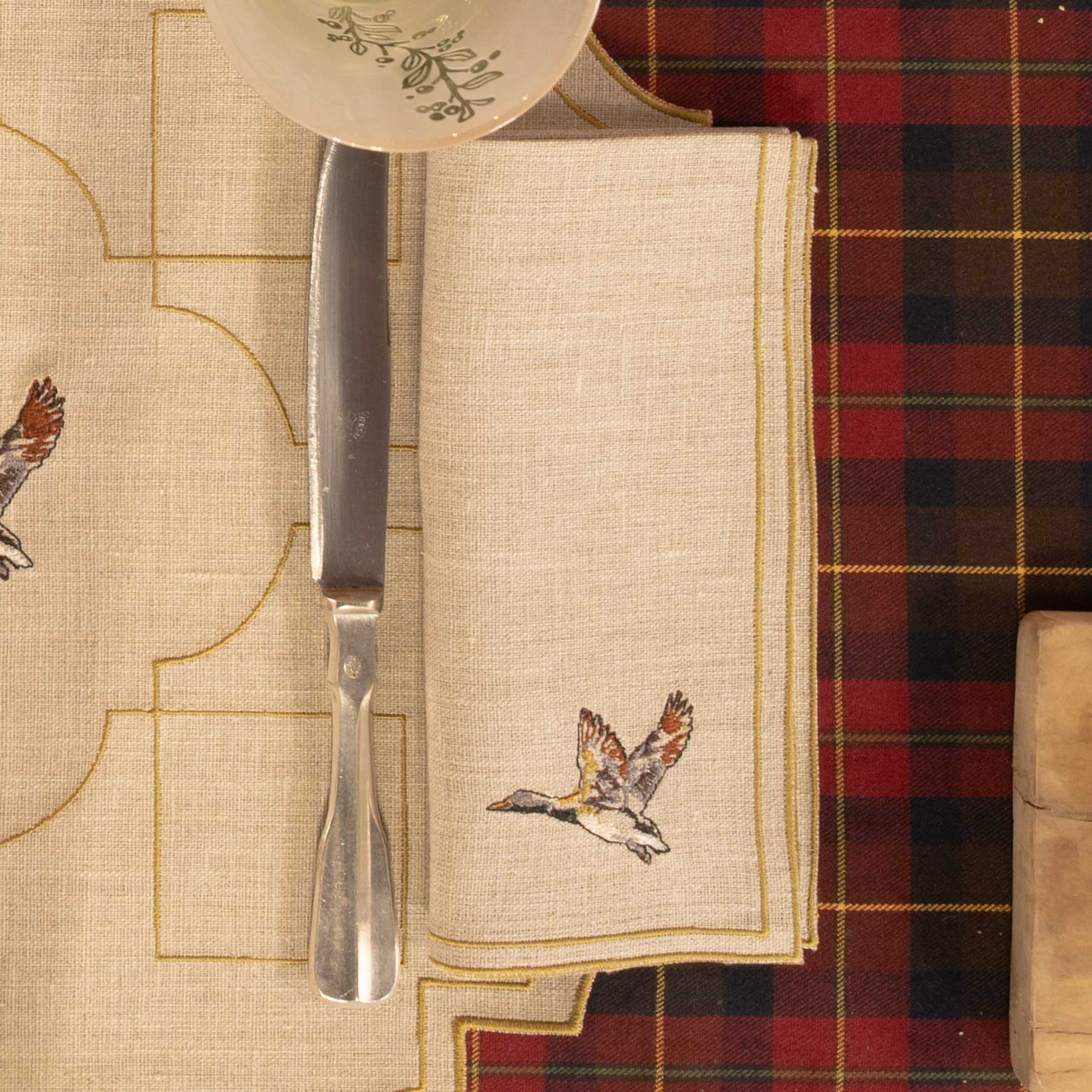 Flying Duck Doppio Quadro Napkin (Set of 2)