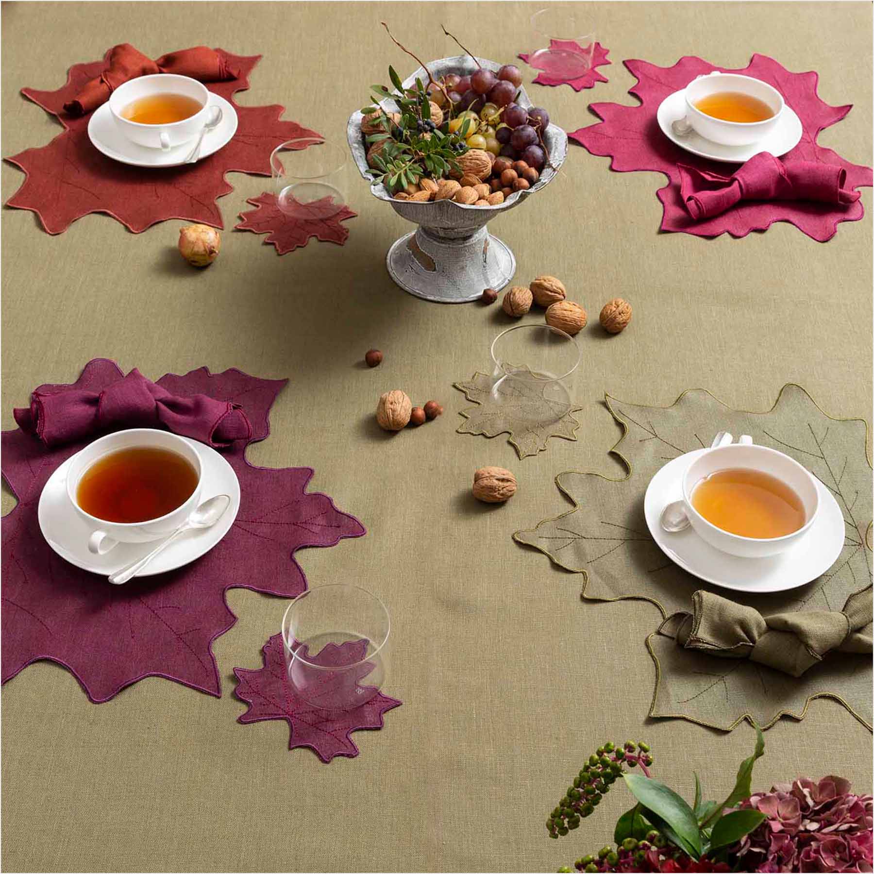 Falling Leaves Tablescape