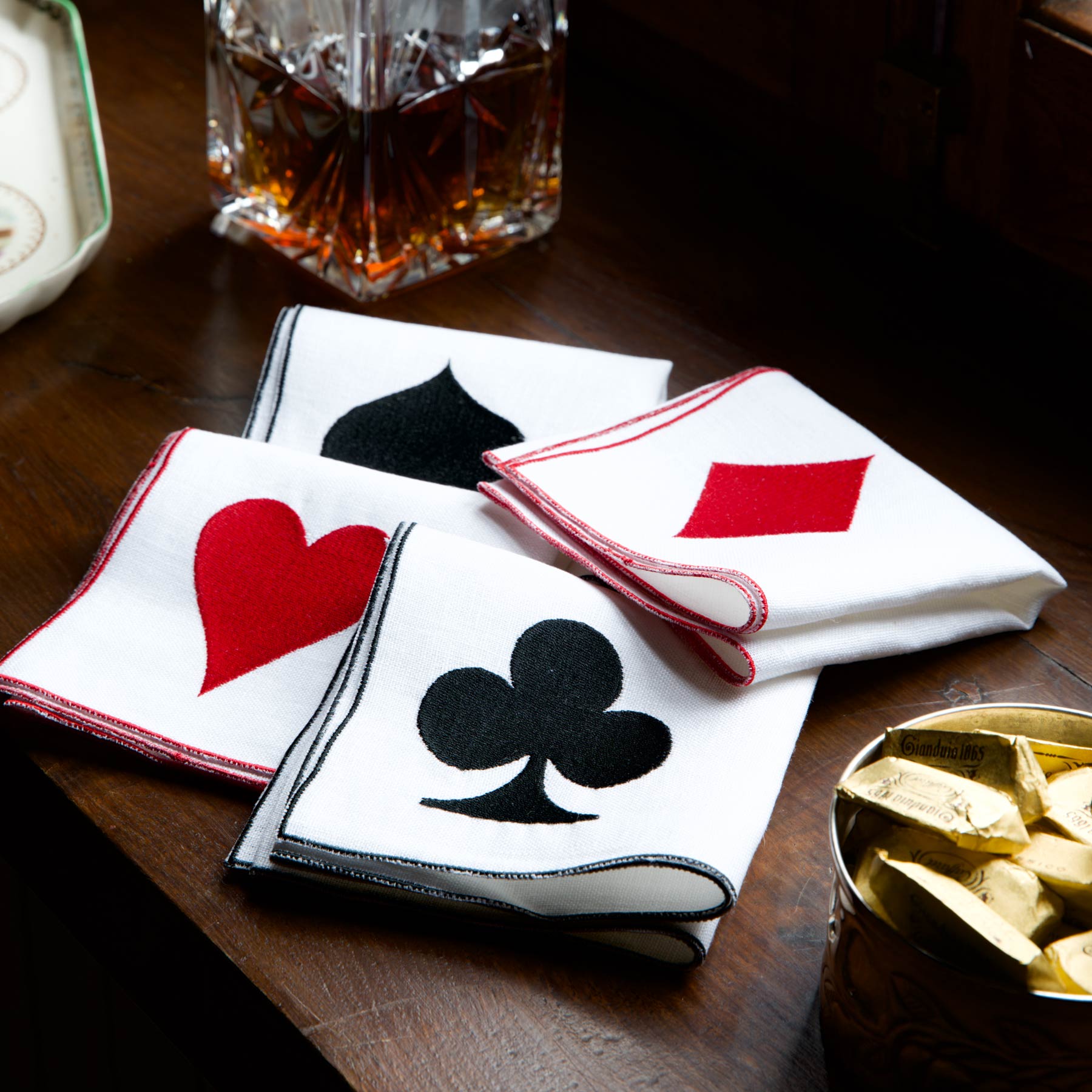 Feelin' Lucky Quadro Cocktail Napkin (Set of 4)