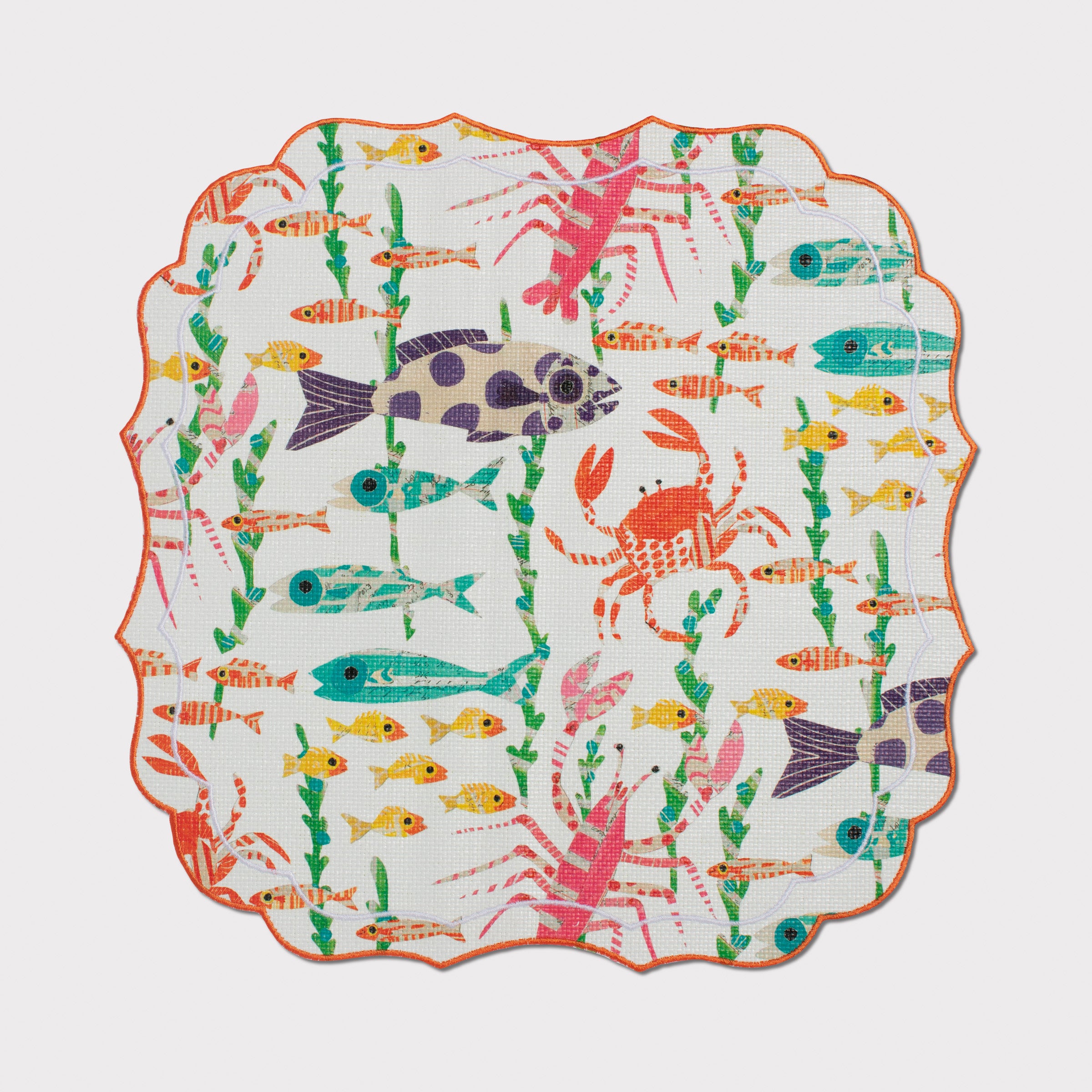 #embroidery color_tigerlily & white