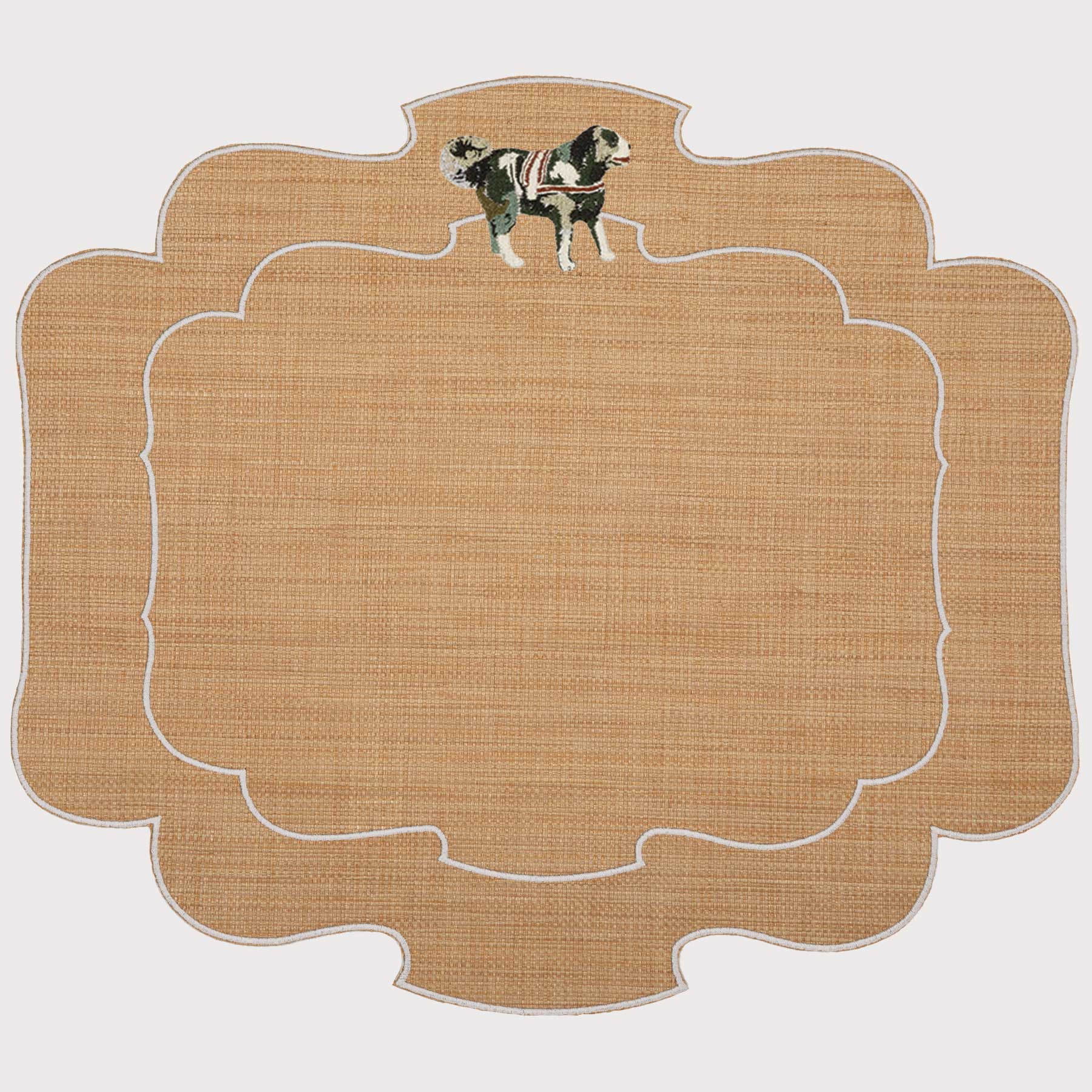Folk St. Bernard Parentesi 800 Placemat in Raffia