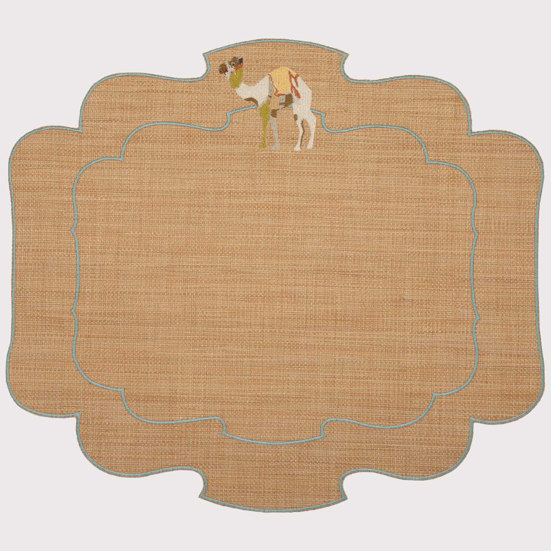 Folk Dromedary Parentesi 800 Placemat in Raffia
