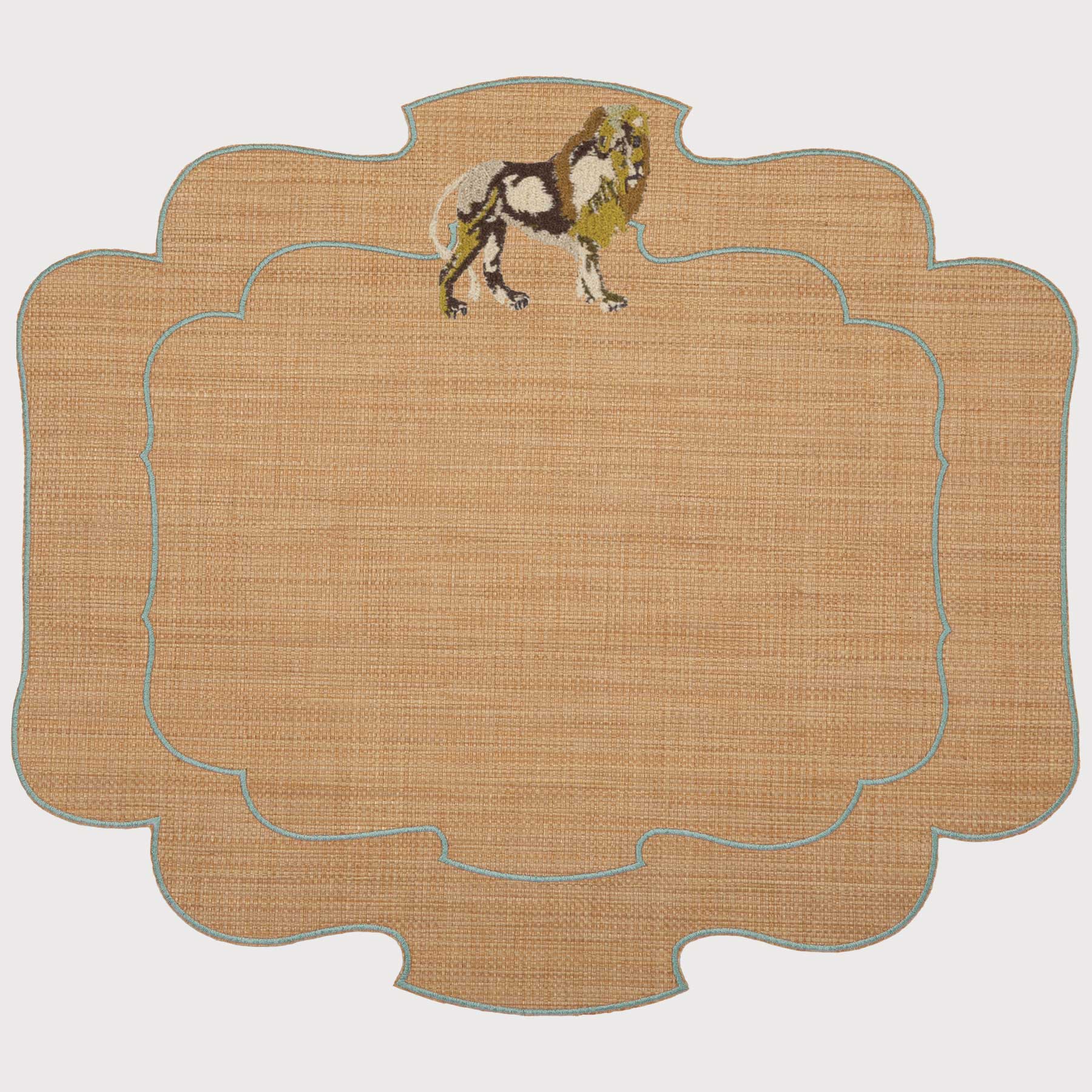 Tovaglietta Parentesi 800 Folk Lion in Rafia